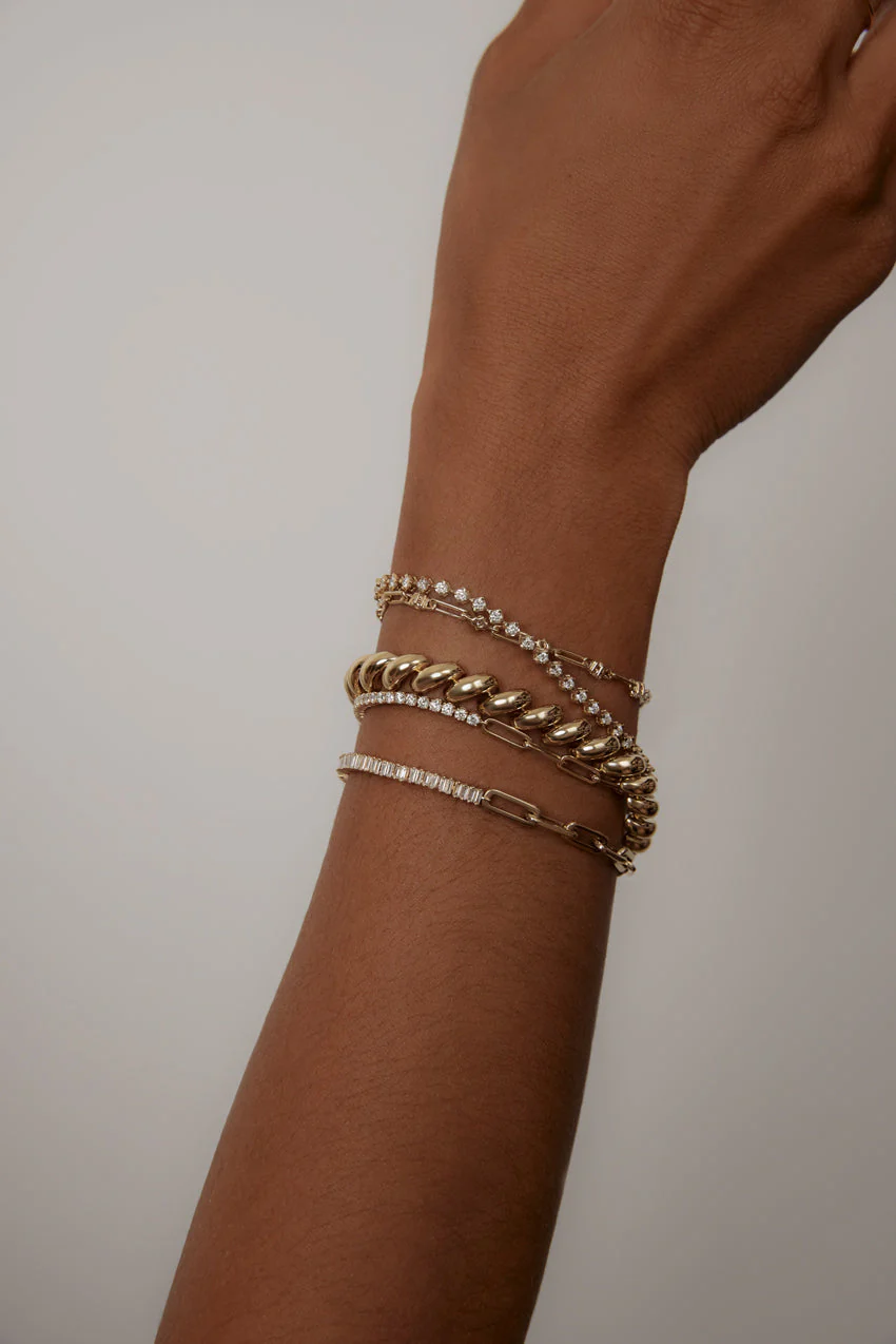 Kinn - Coco Round Tennis Link Bracelet Diamond - Image 10