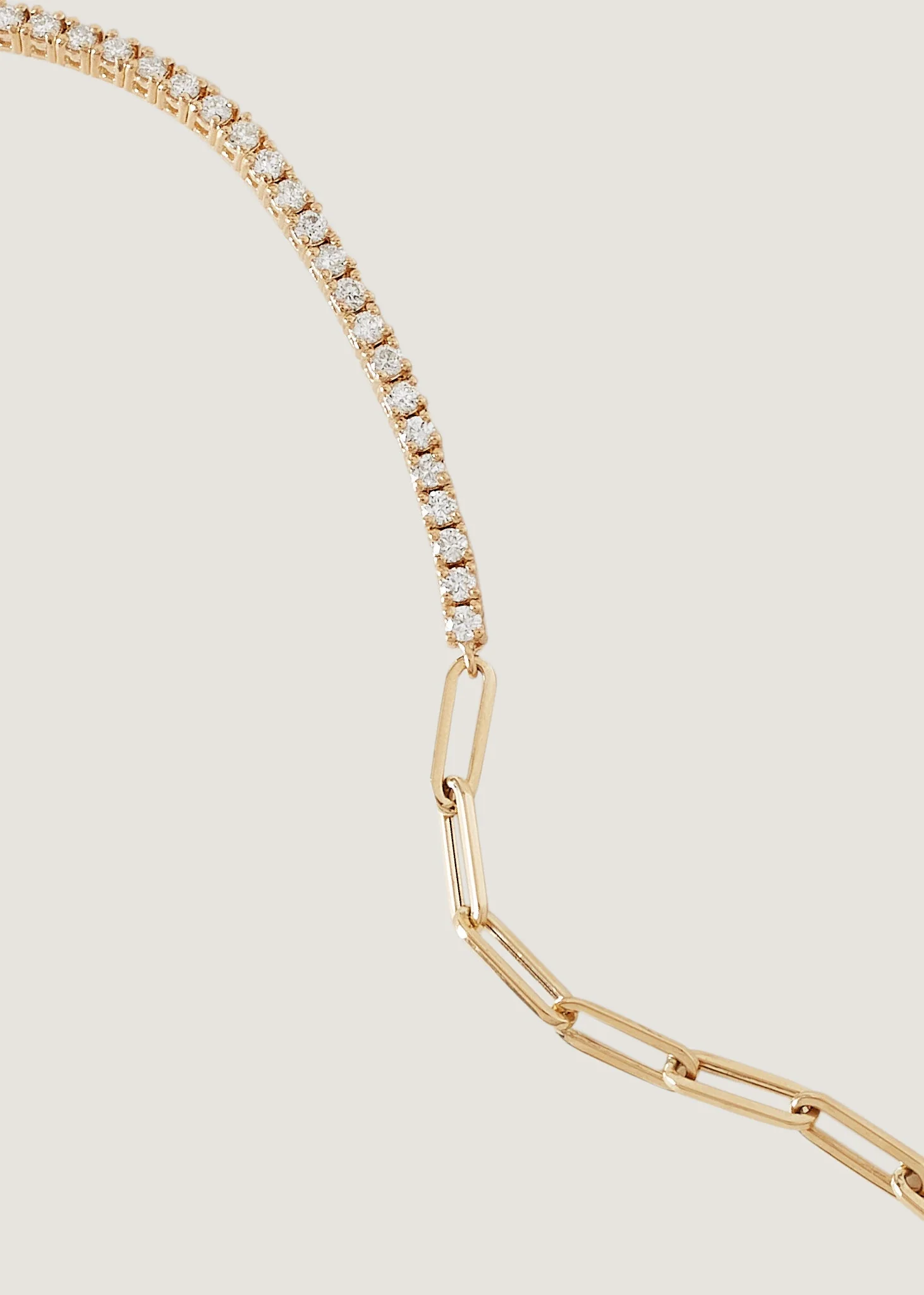 Kinn - Coco Round Tennis Link Bracelet Diamond - Image 3