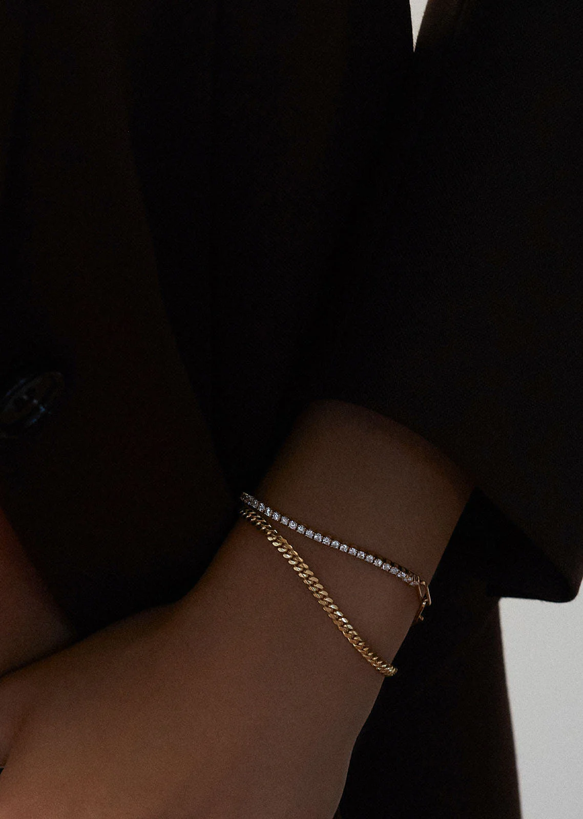 Kinn - Coco Round Tennis Link Bracelet Diamond - Image 5