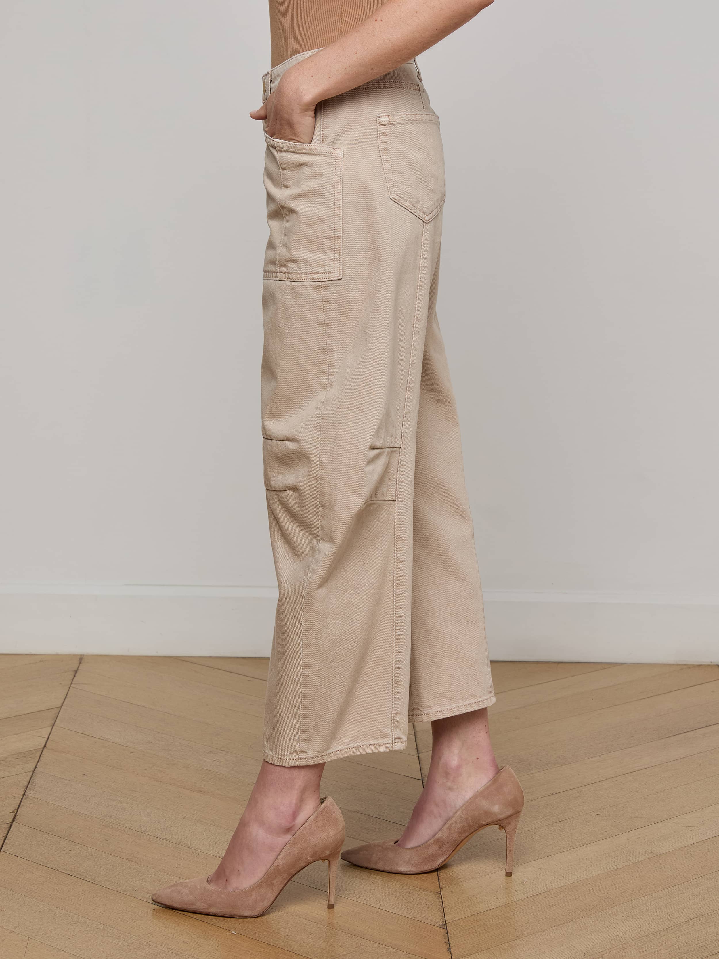 L'AGENCE - Cody Cropped Barrel - Leg Jean - Image 3
