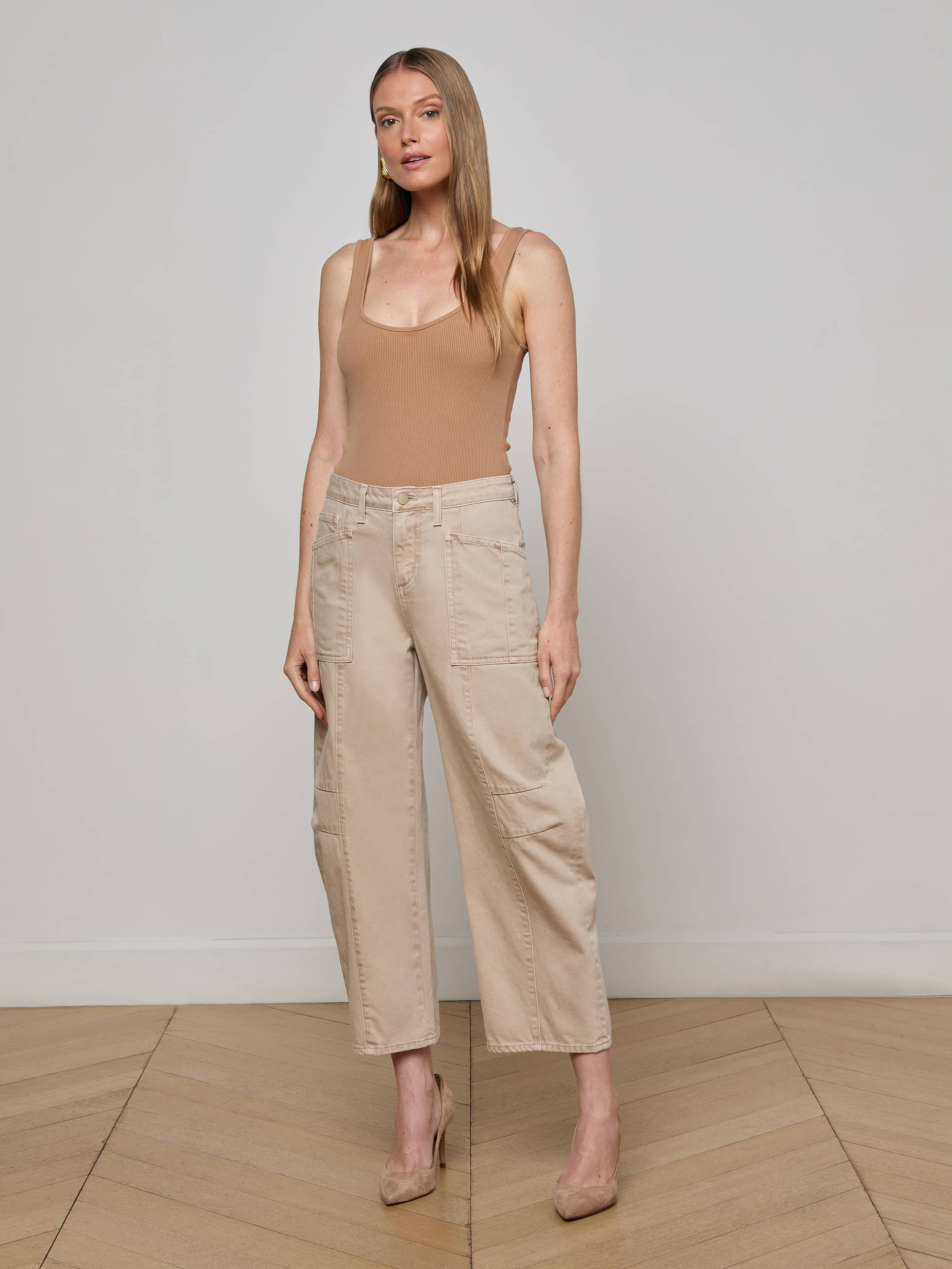 L'AGENCE - Cody Cropped Barrel - Leg Jean - Image 7