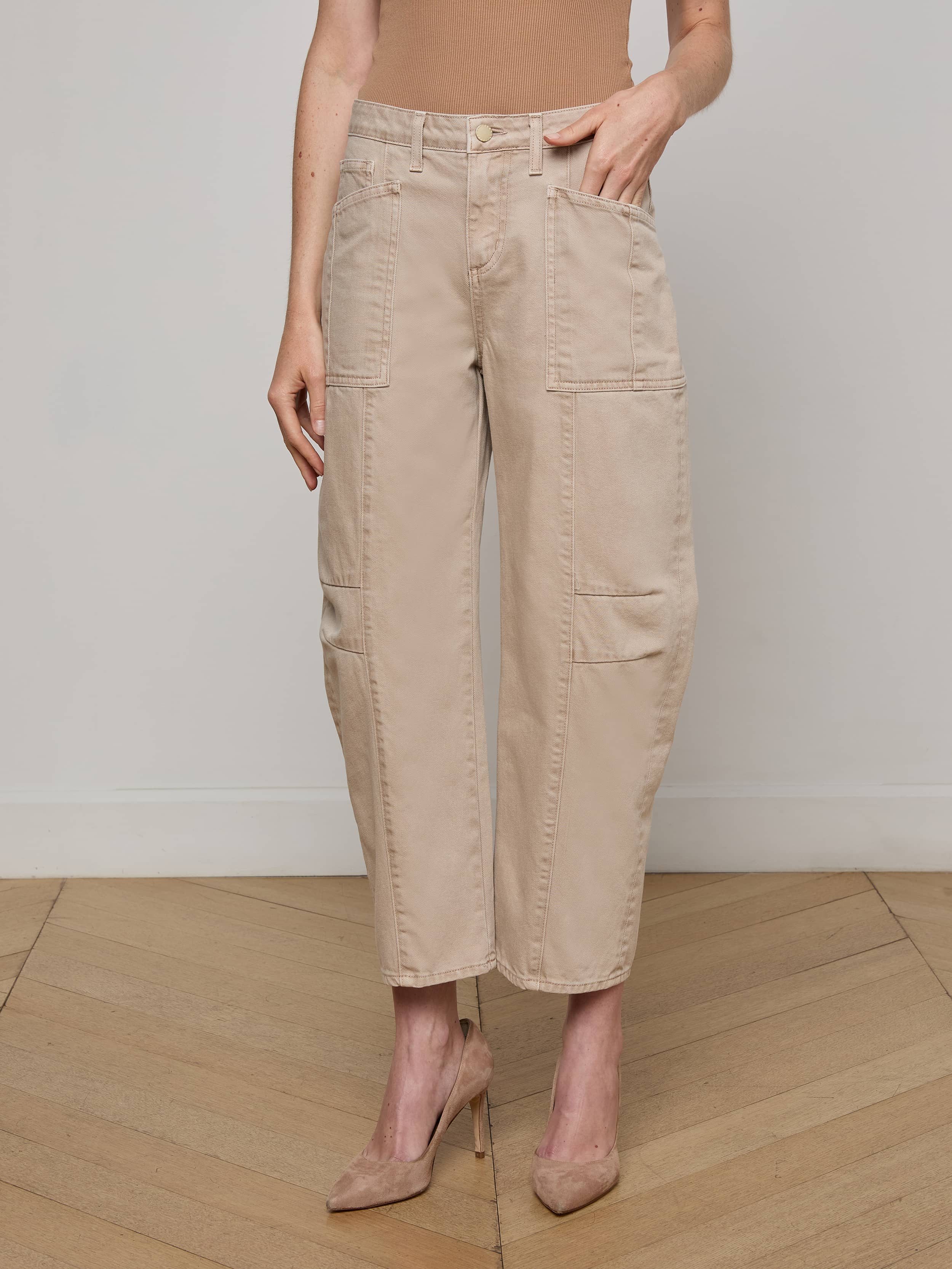 L'AGENCE - Cody Cropped Barrel - Leg Jean - Image 8