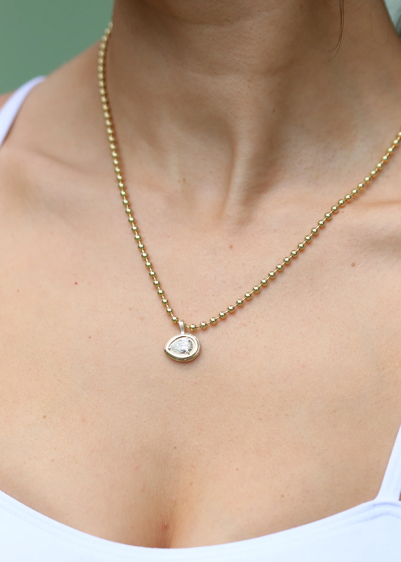 Kinn - Colette Pendant Pear Diamond - Image 2