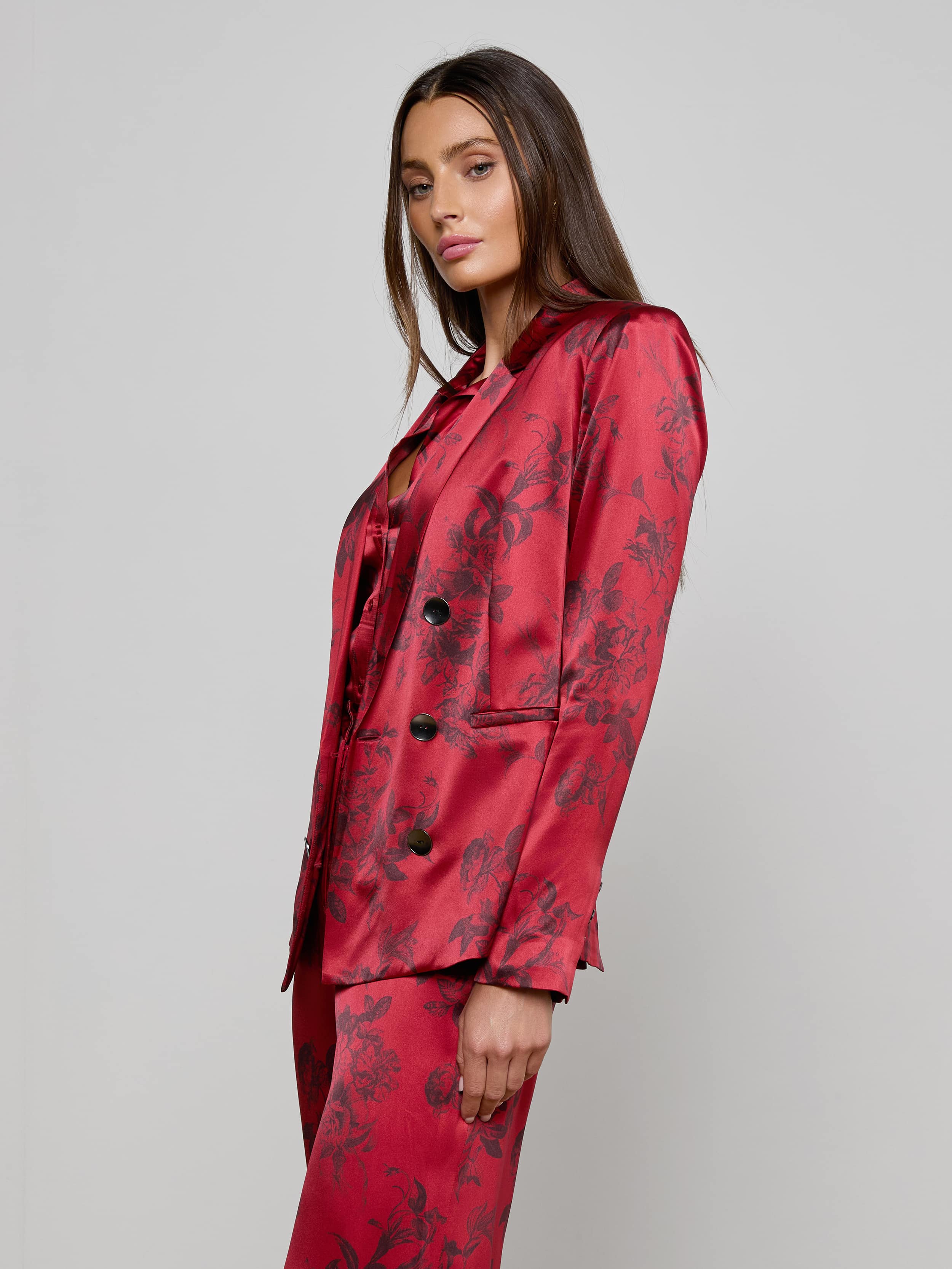 L'AGENCE - Colin Silk Blazer - Image 2