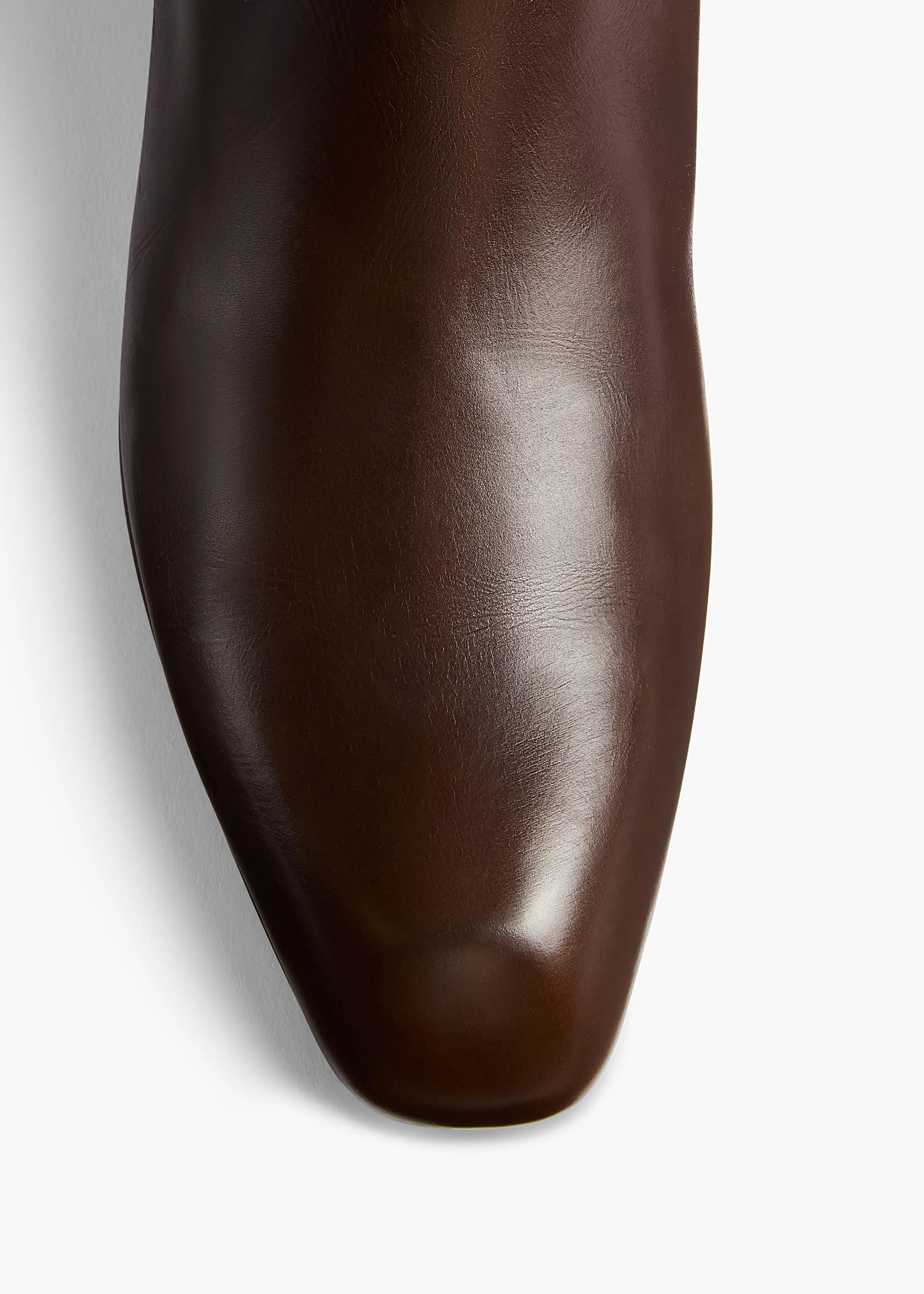 Khaite - Colt Ankle Boot in Vintage Brown Leather - Image 8