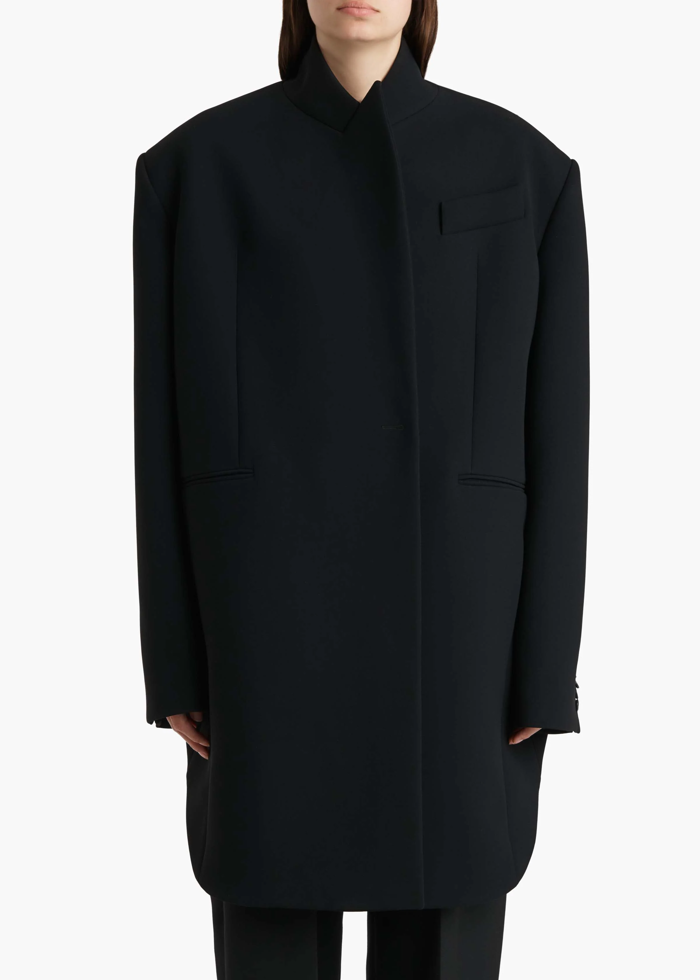 Khaite - Comelle Coat in Black - Image 13