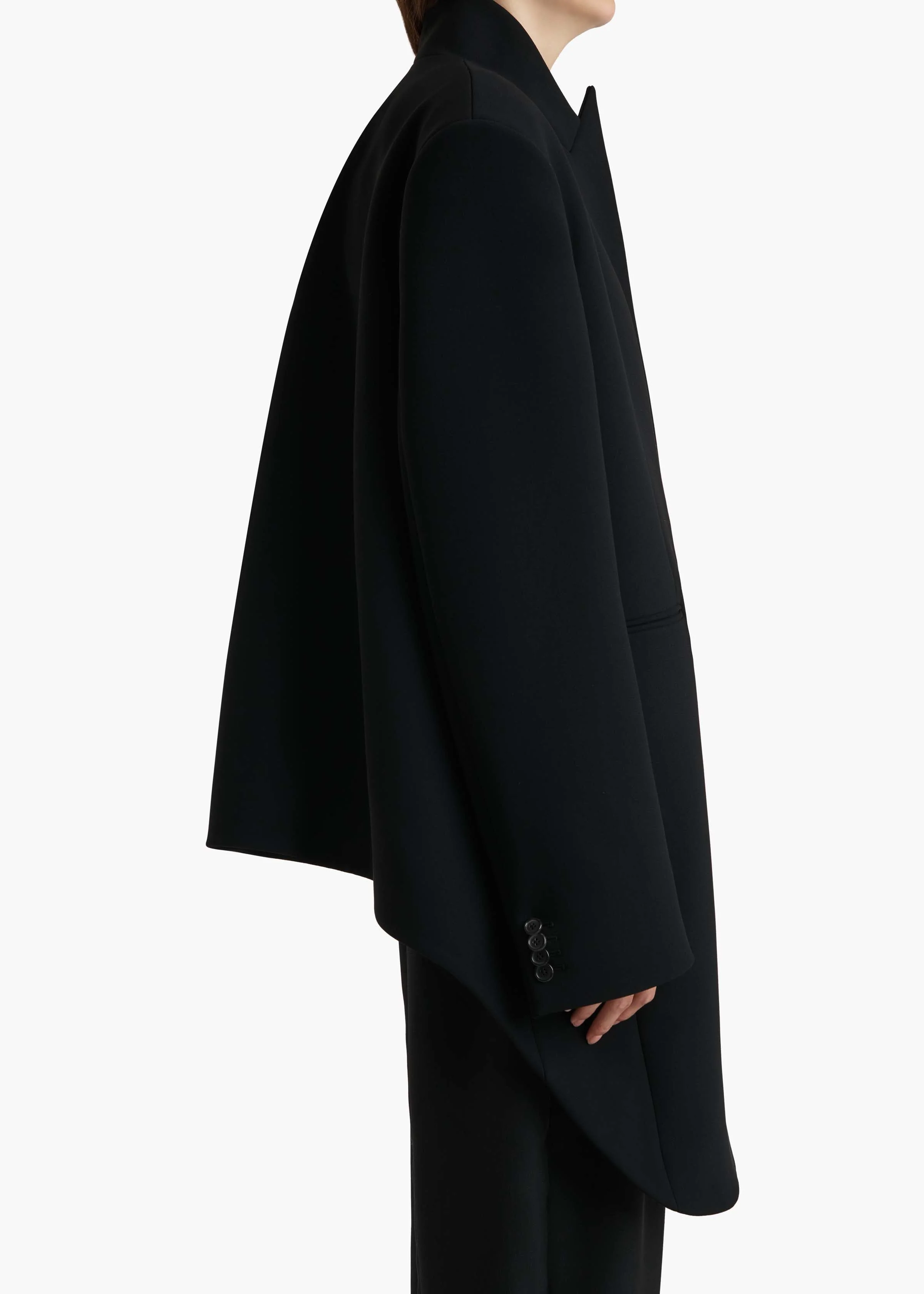 Khaite - Comelle Coat in Black - Image 6