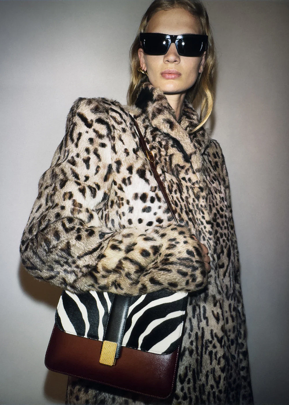 Khaite - Comelle Coat in Leopard Print Lapin - Image 7