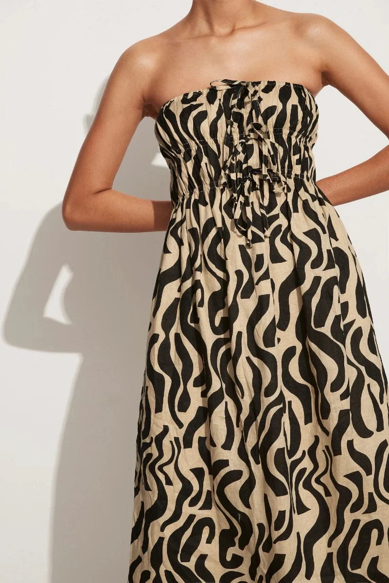 Faithfull - Contessa Midi Dress La Cateau Print - Final Sale - Image 3