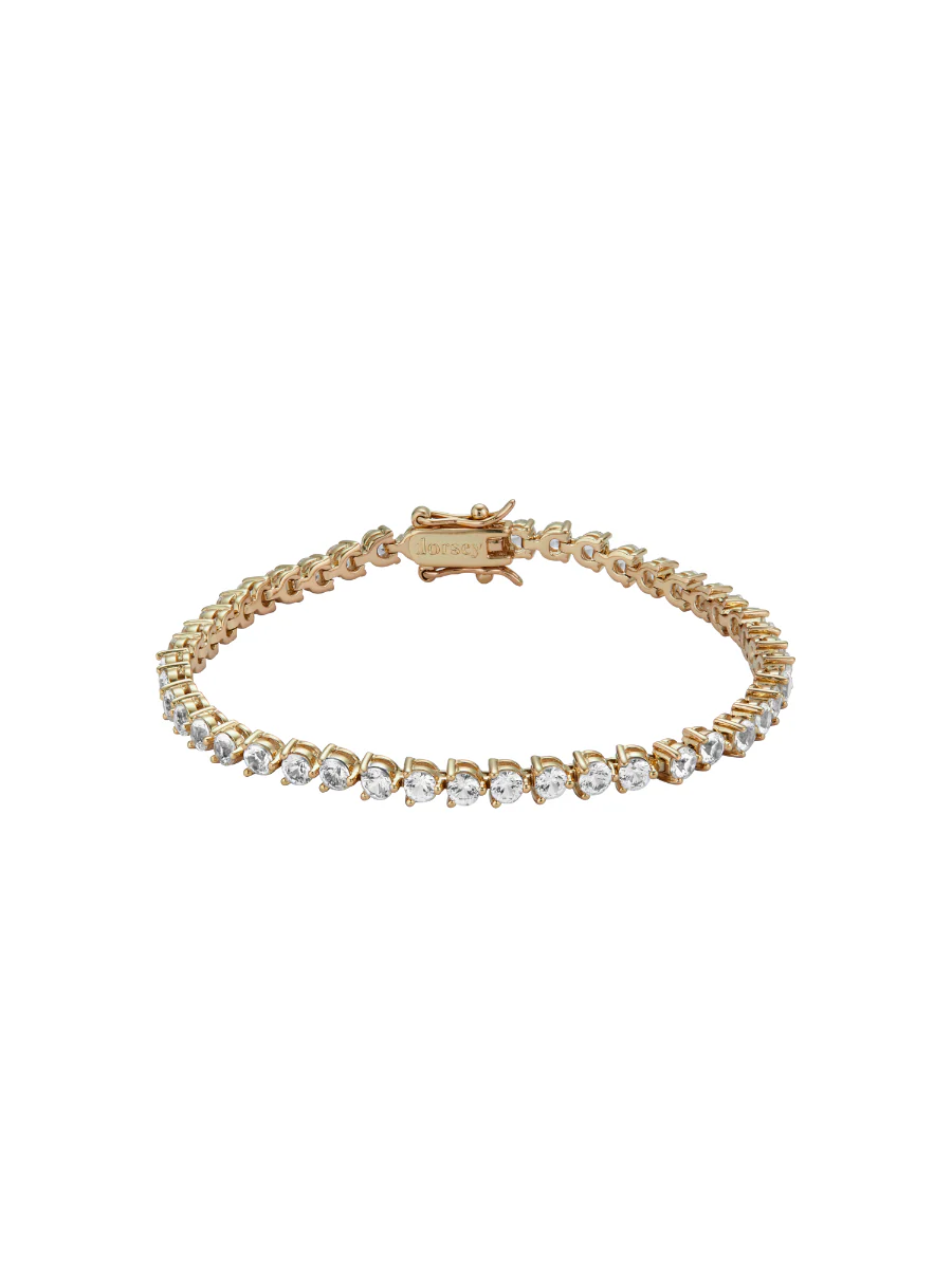 Dorsey - BENNINGTON RIVIÈRE BRACELET IN LAB WHITE SAPPHIRE - Image 2