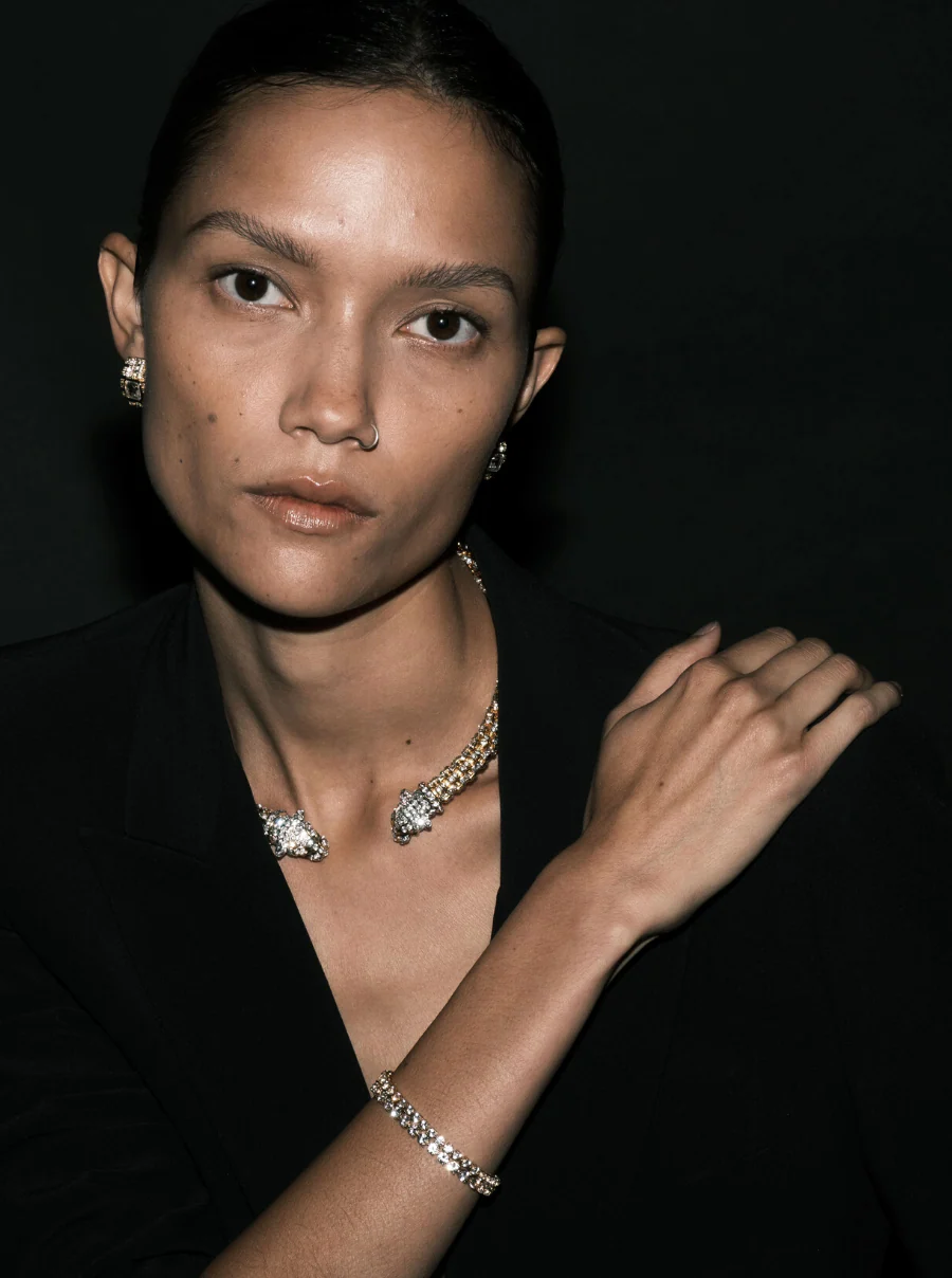 Dorsey - BENNINGTON RIVIÈRE BRACELET IN LAB WHITE SAPPHIRE - Image 3
