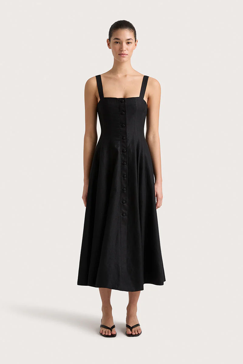 Faithfull - Corbiere Dress Black - Final Sale