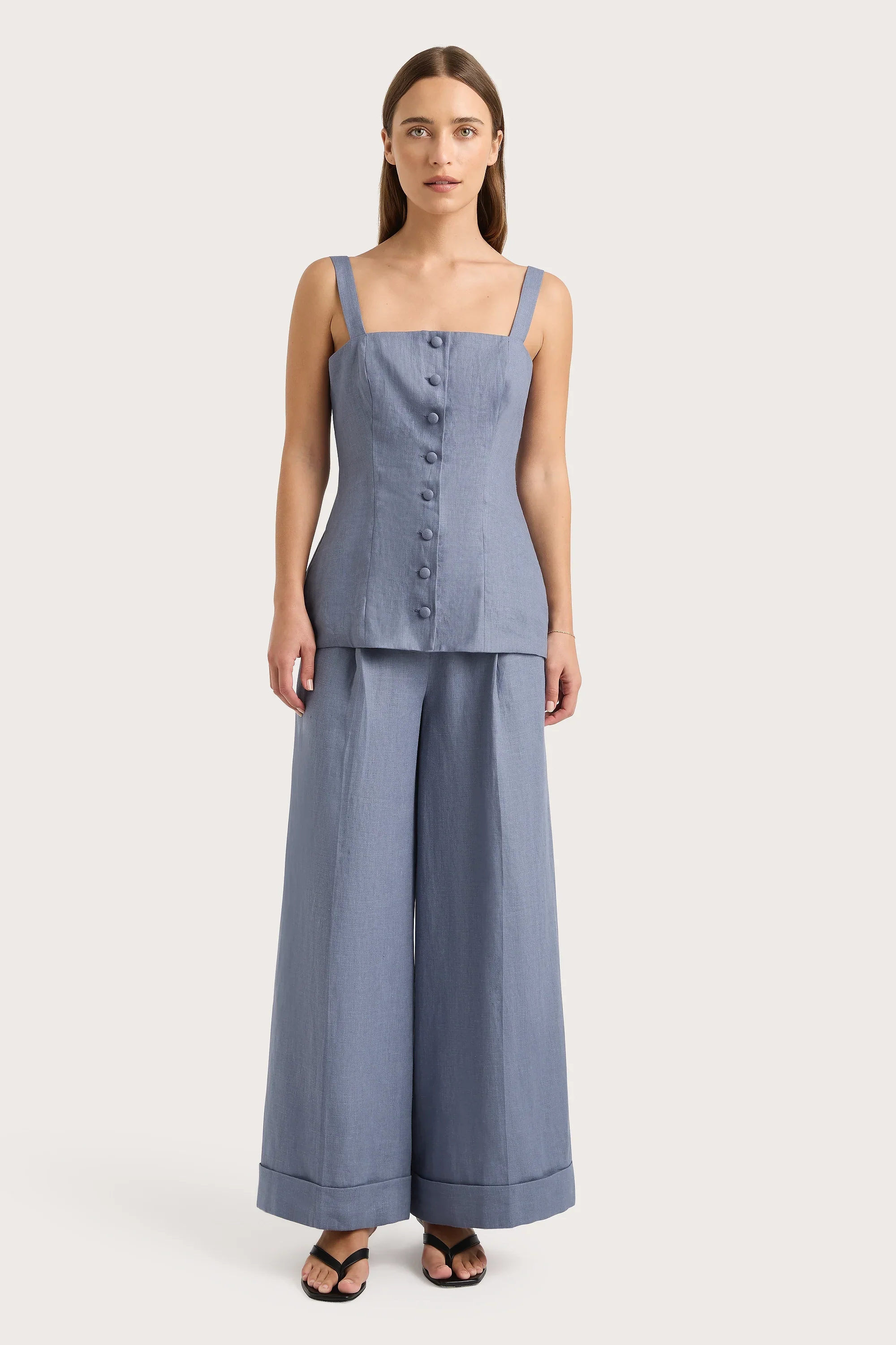 Faithfull - Corbiere Vest Cornflower Blue - Final Sale - Image 7