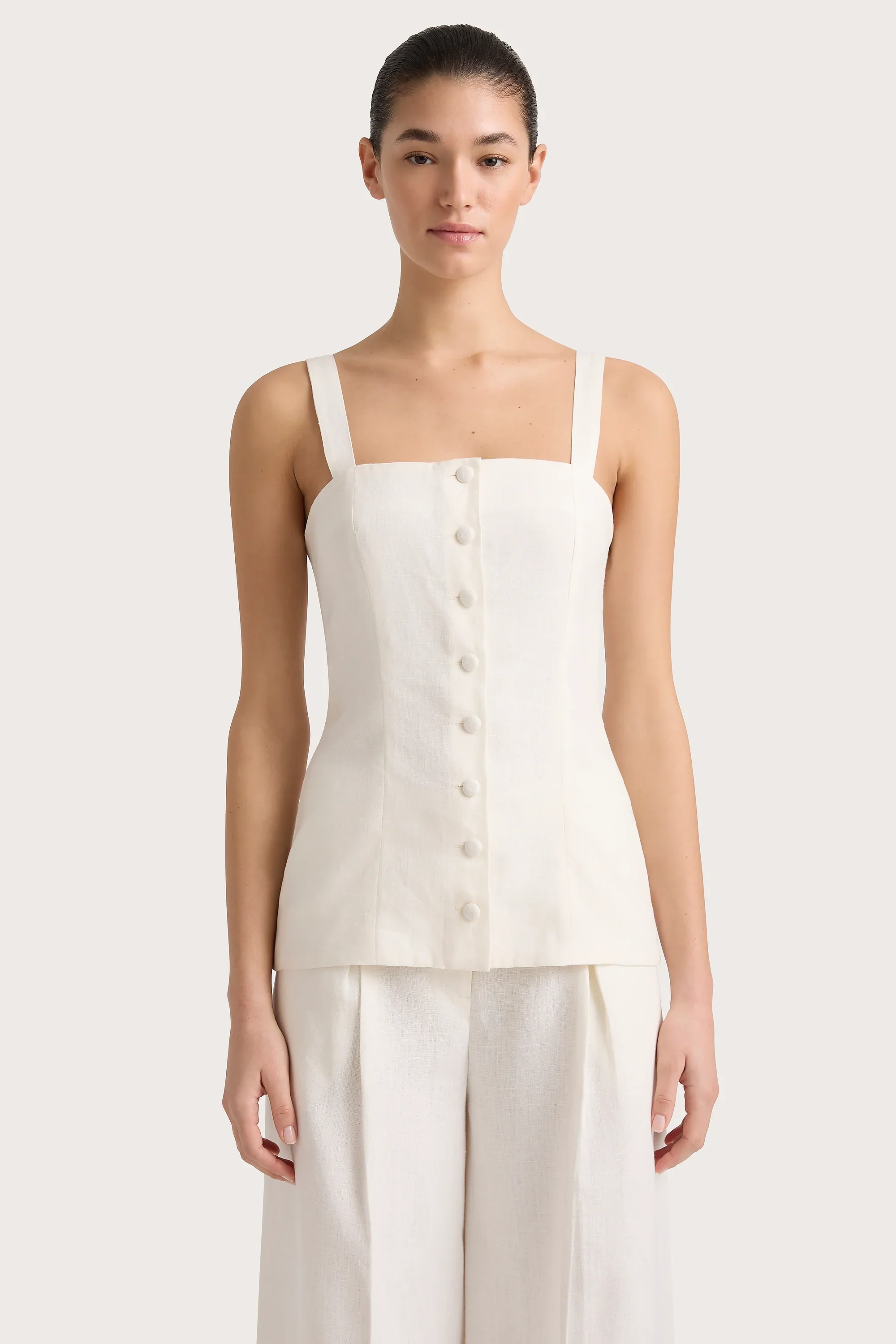 Faithfull - Corbiere Vest White - Final Sale - Image 5