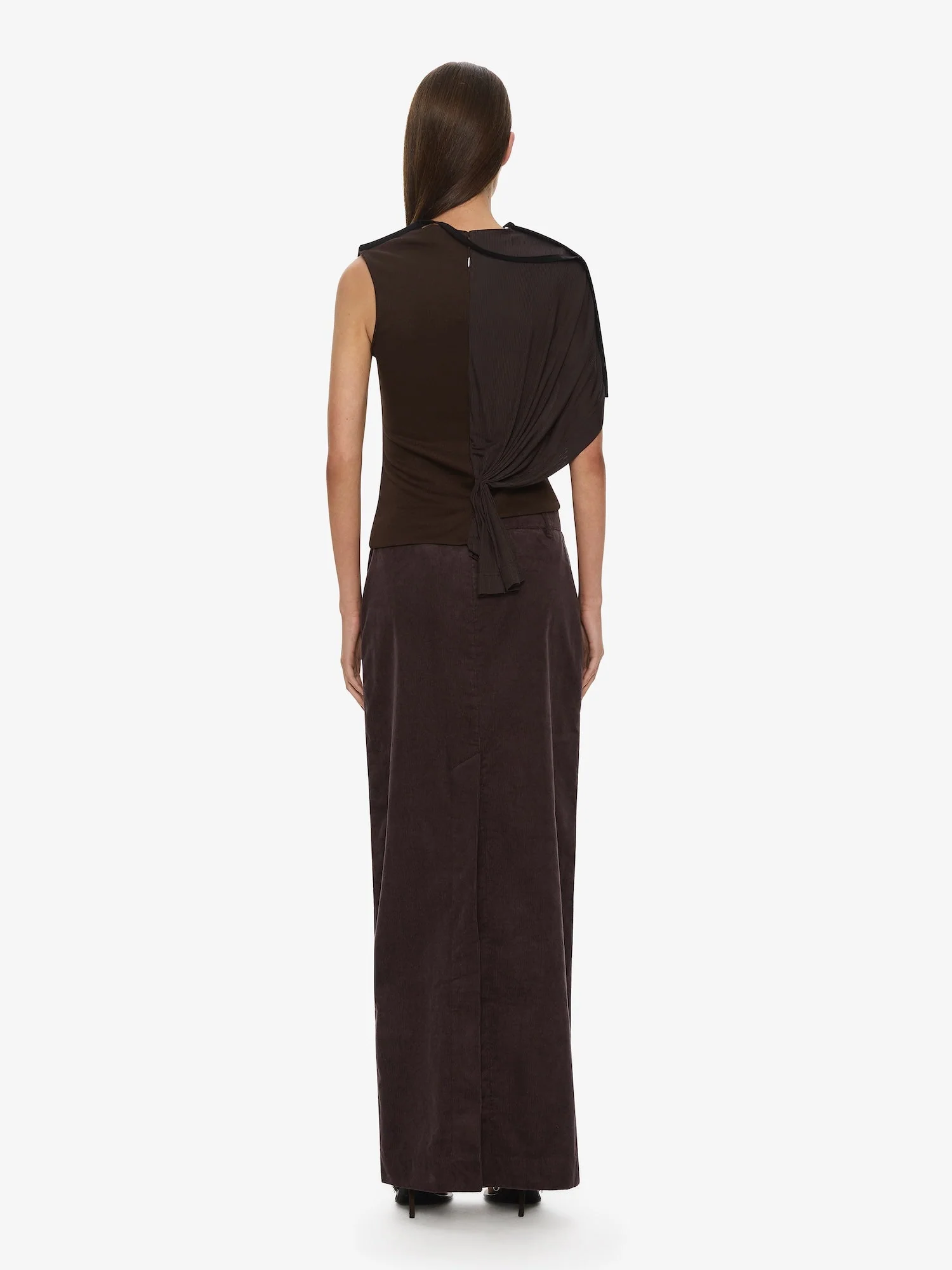 Christopher Esber - Corduroy Tailored Column Skirt - Image 4
