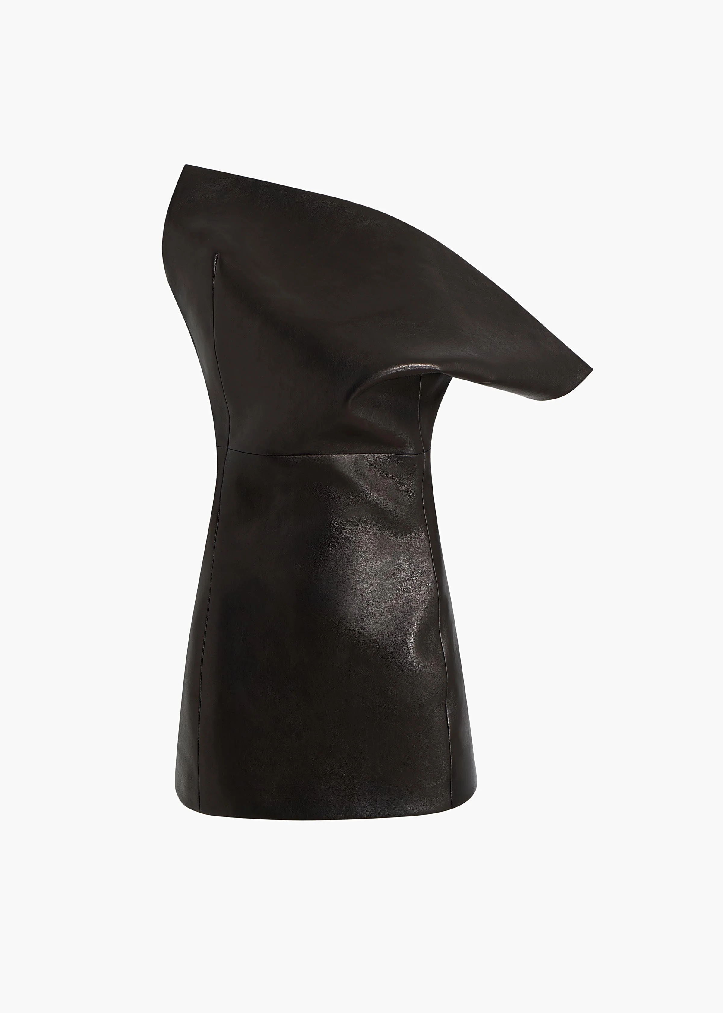 Khaite - Corinne Top in Black Leather - Image 7