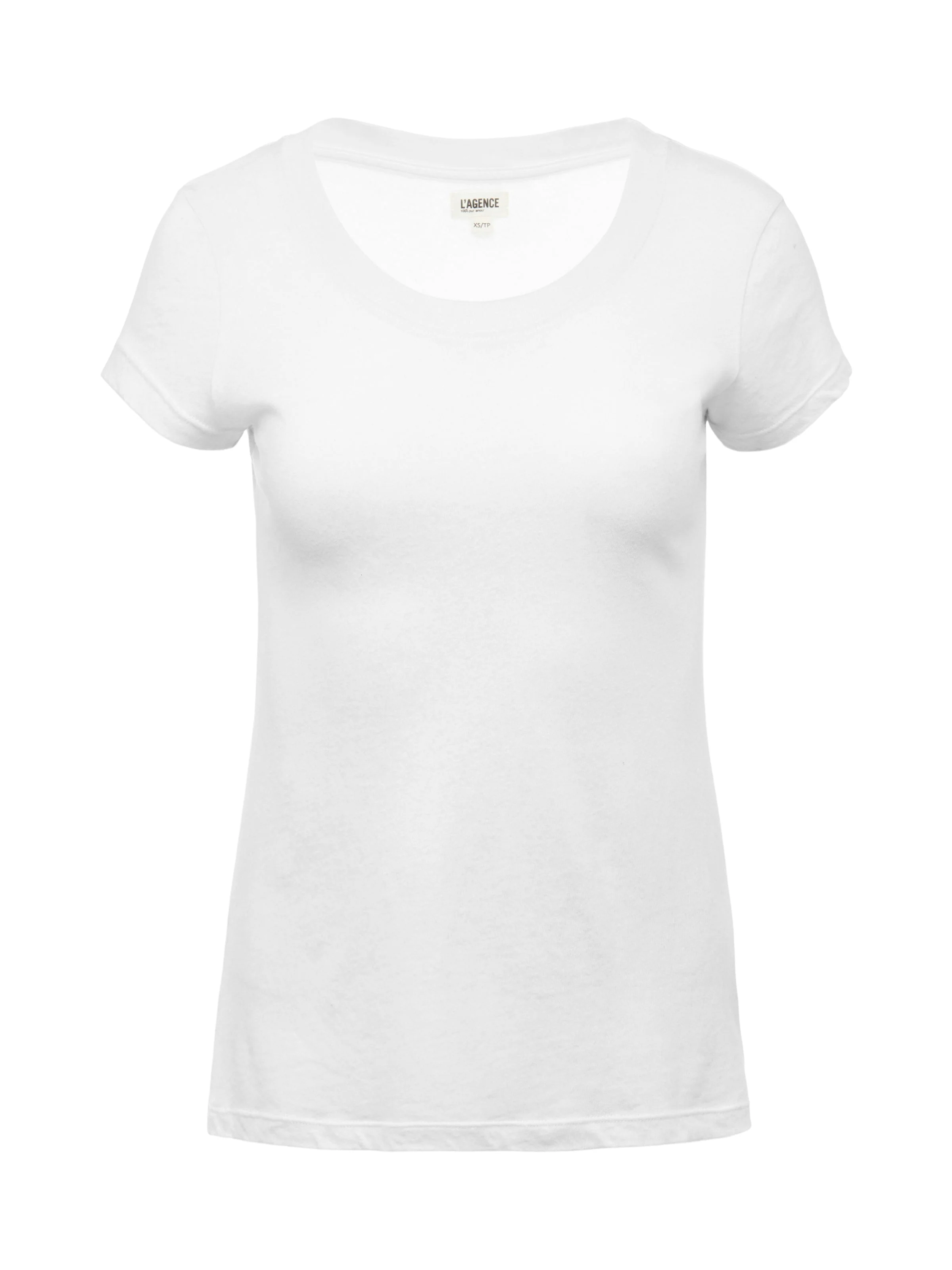 L'AGENCE - Cory Cotton Scoopneck Tee - Image 10