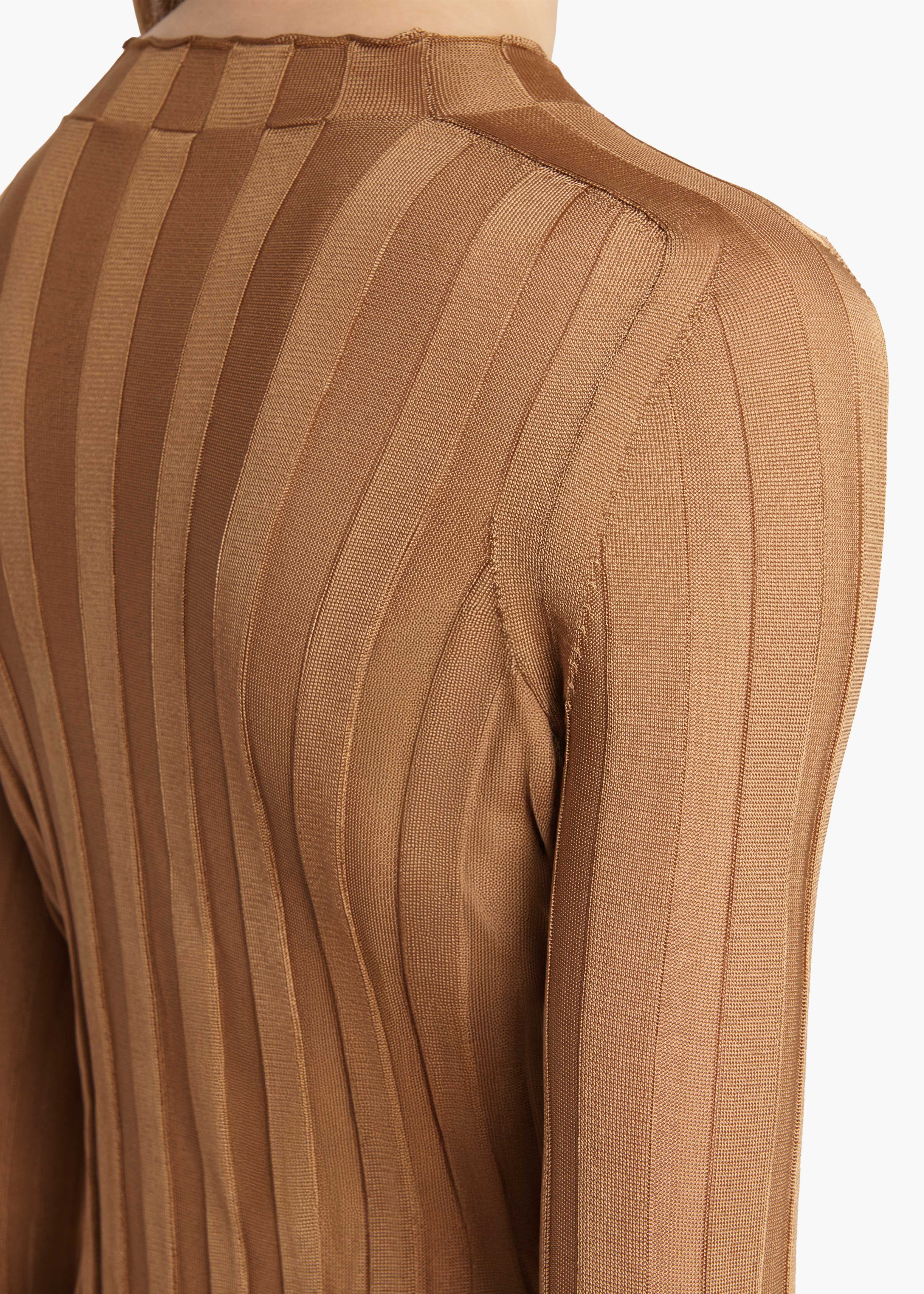 Khaite - Cosette Top in Almond - Image 5
