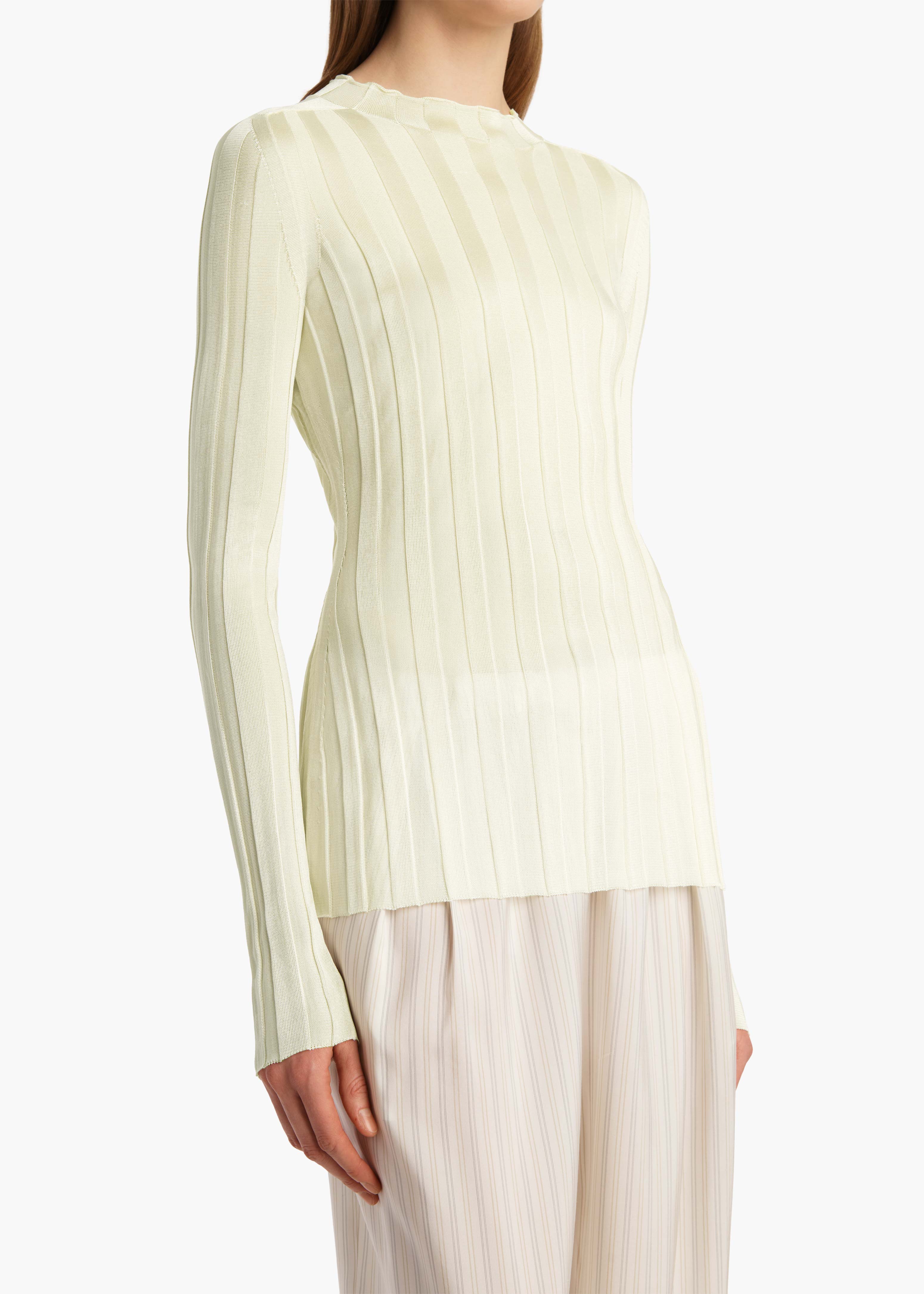 Khaite - Cosette Top in Zest - Image 12