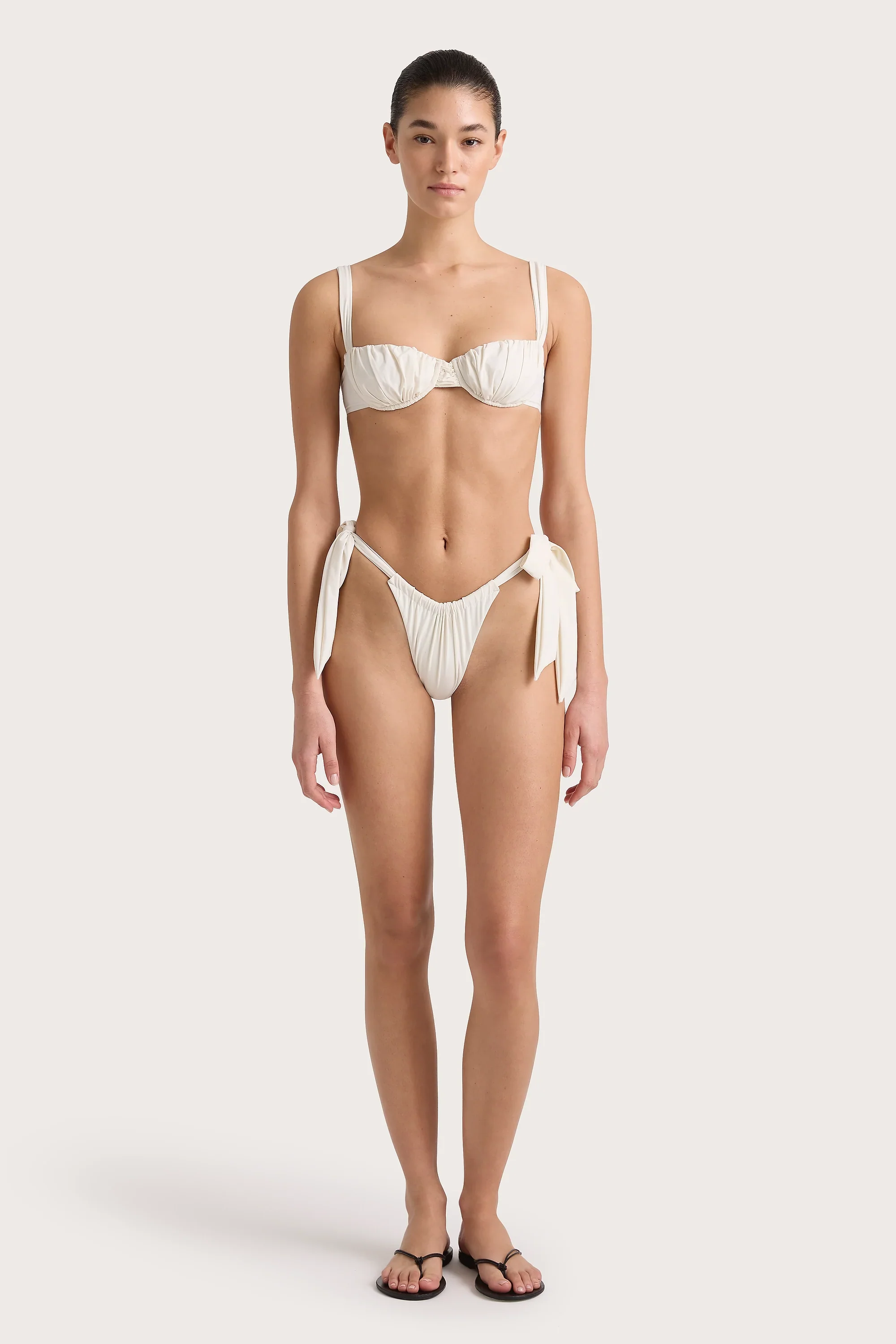 Faithfull - Costa Bikini Bottoms White - Final Sale