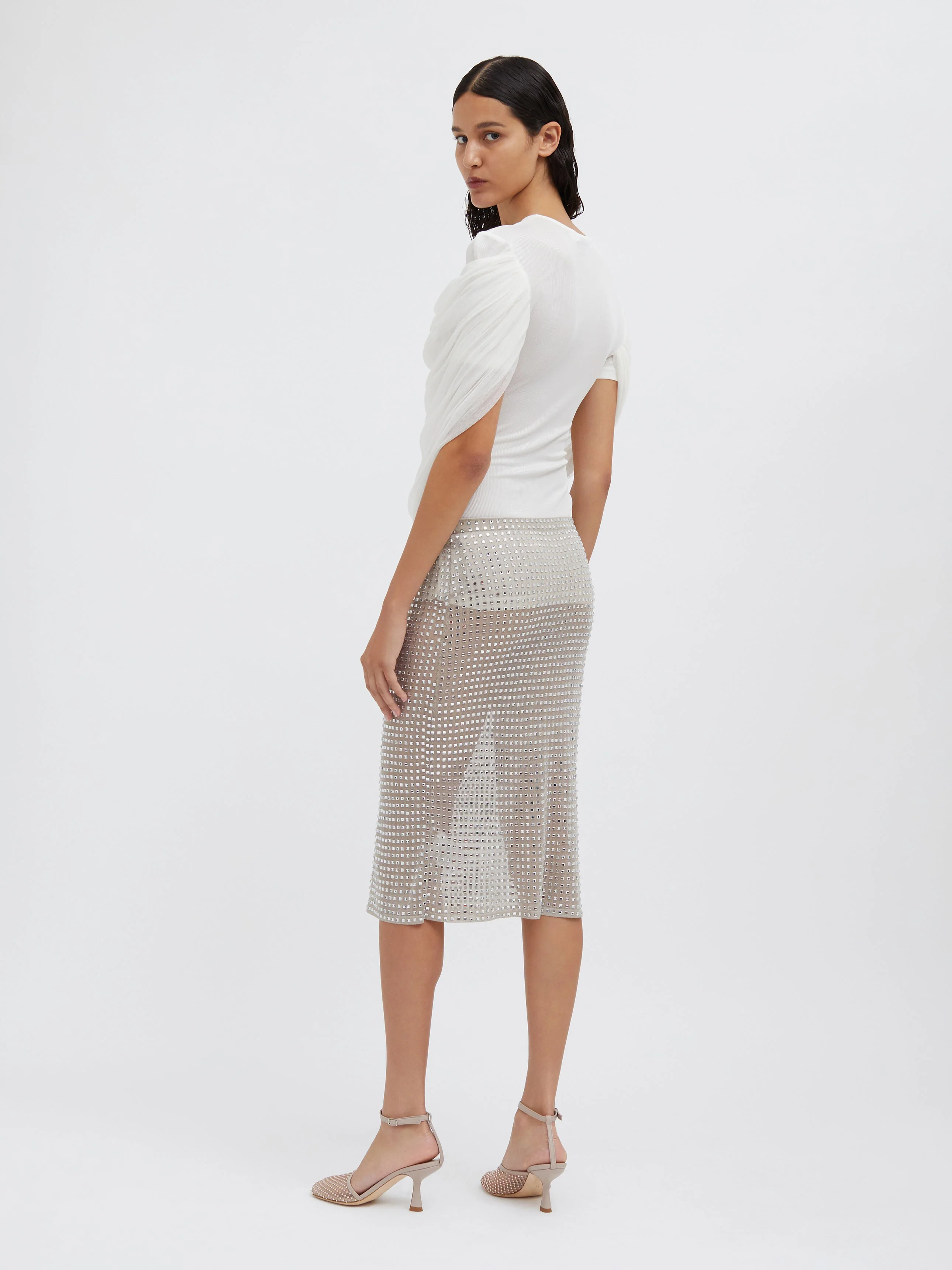 Christopher Esber - Cristalla Knit Skirt - Image 3