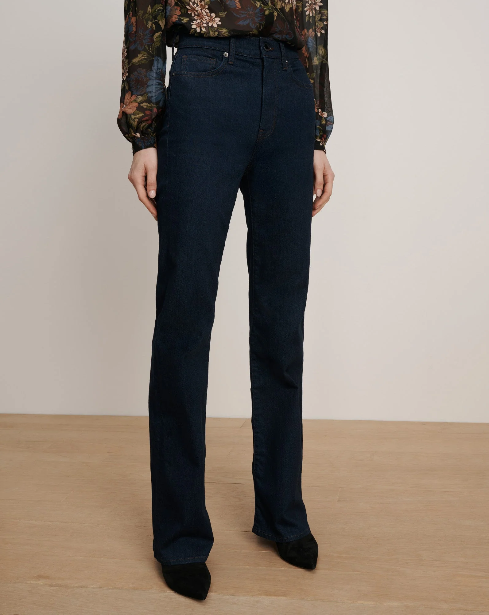 Veronica Beard - Crosbie Slim Wide - Leg Jean - Image 2