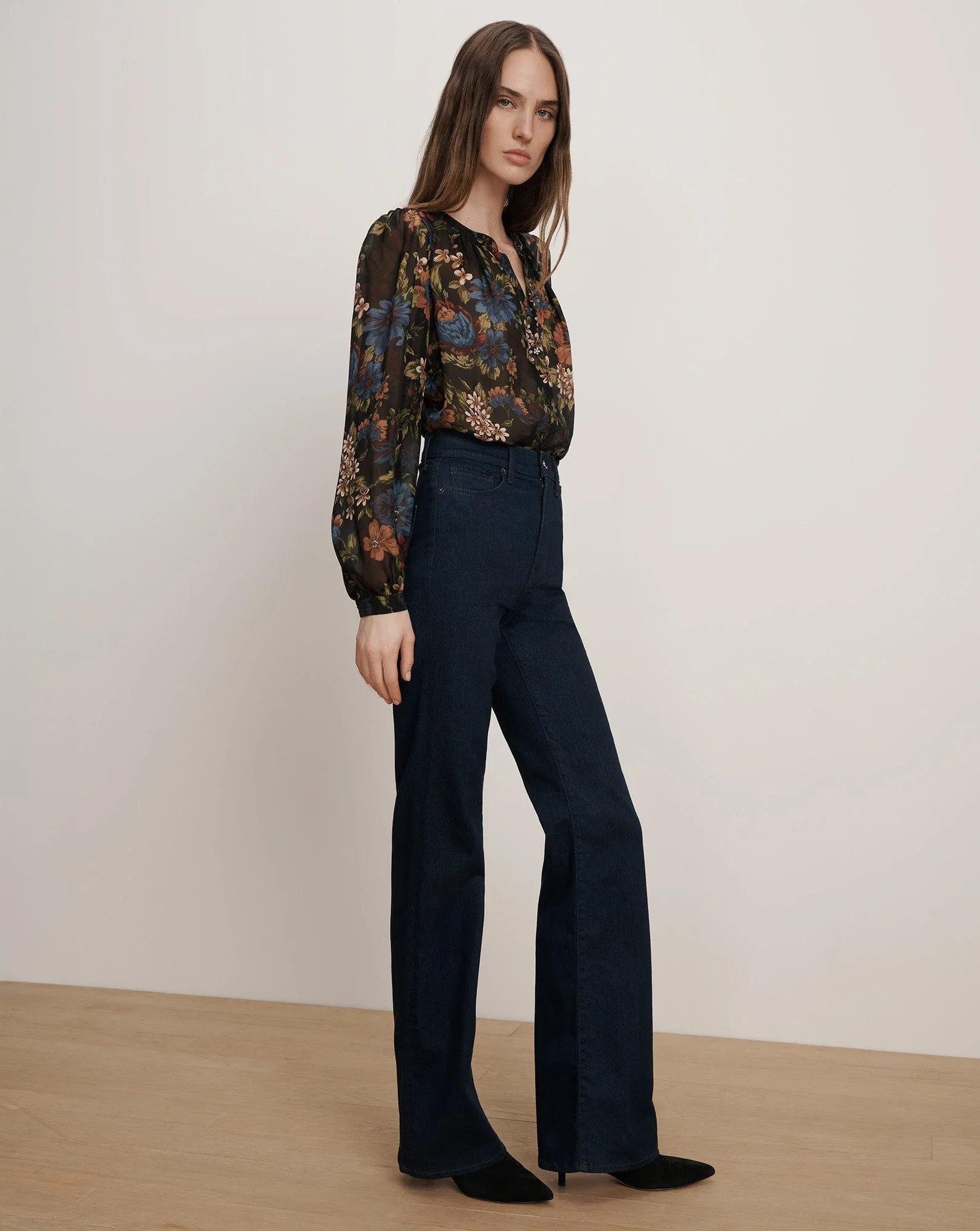 Veronica Beard - Crosbie Slim Wide - Leg Jean - Image 3