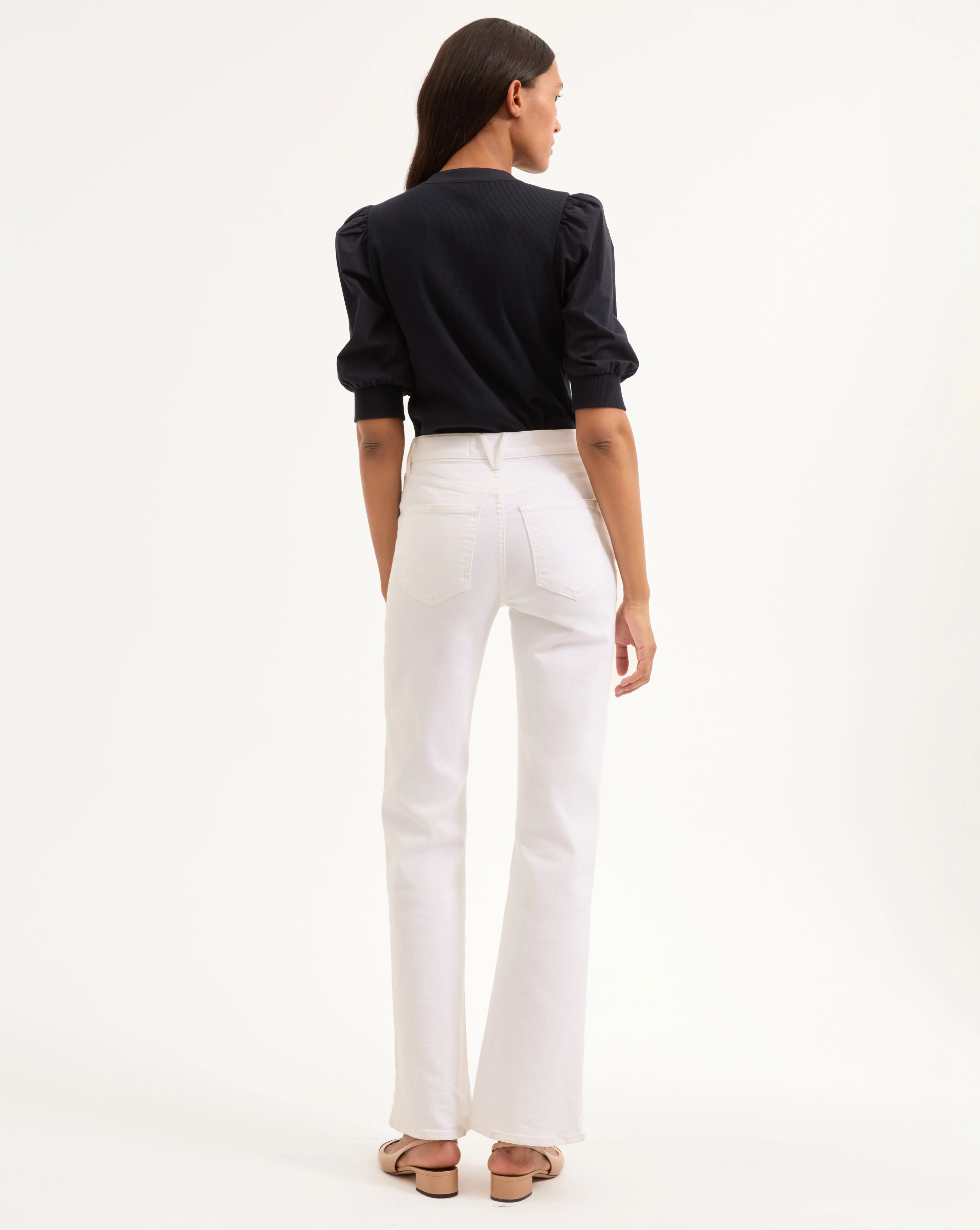 Veronica Beard - Crosbie Slim Wide - Leg Jean - Image 5