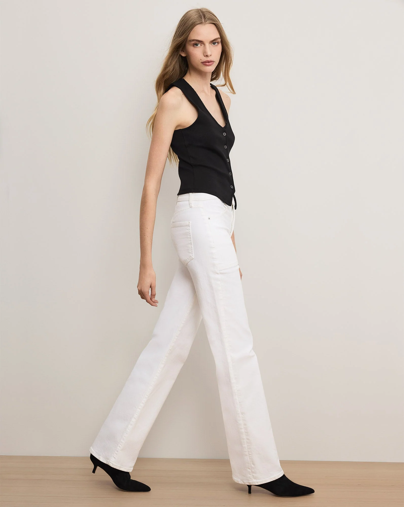Veronica Beard - Crosbie Slim Wide - Leg Jean - Image 9