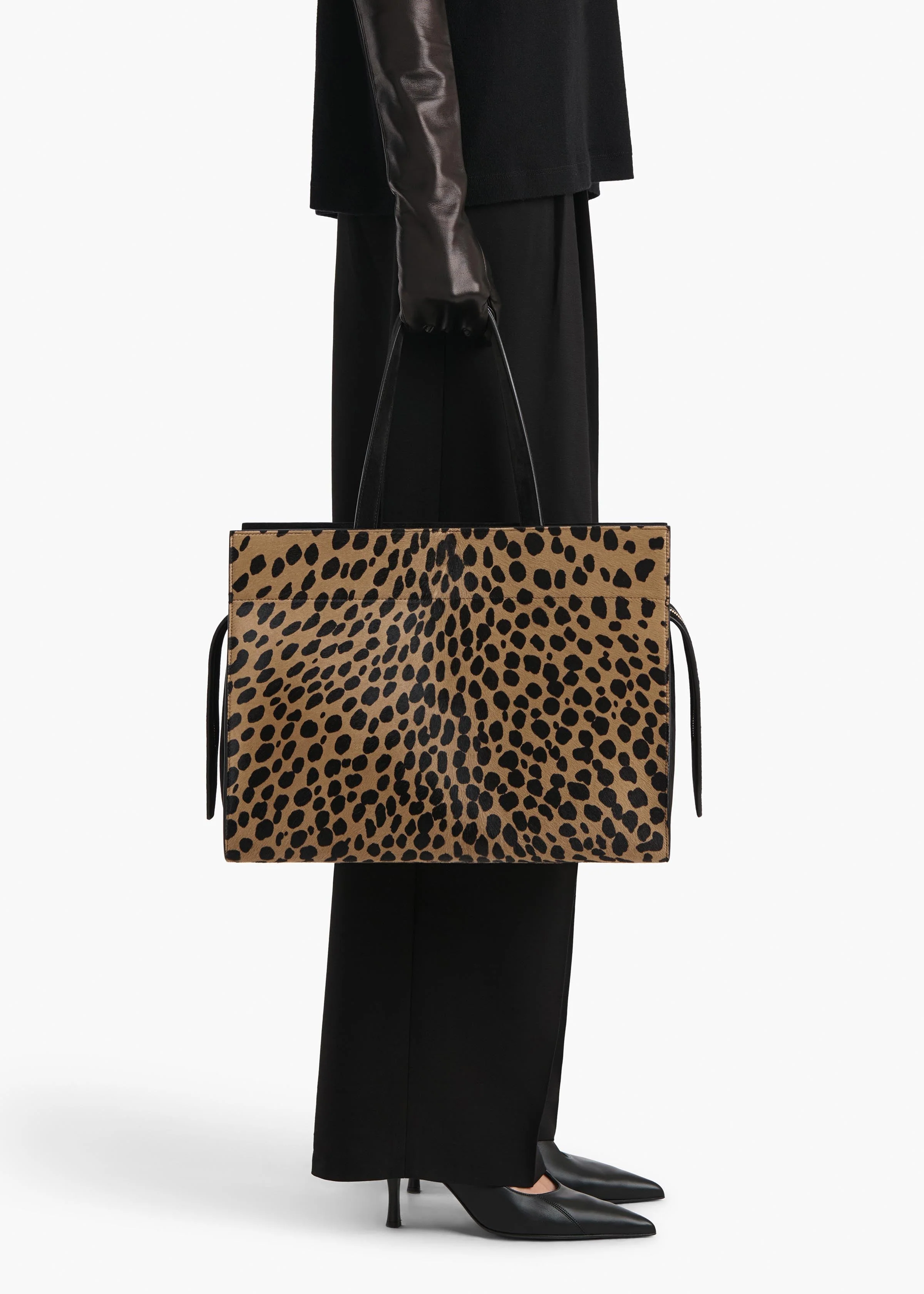 Khaite - Crosby Bag in Hyena Print Haircalf - Image 11