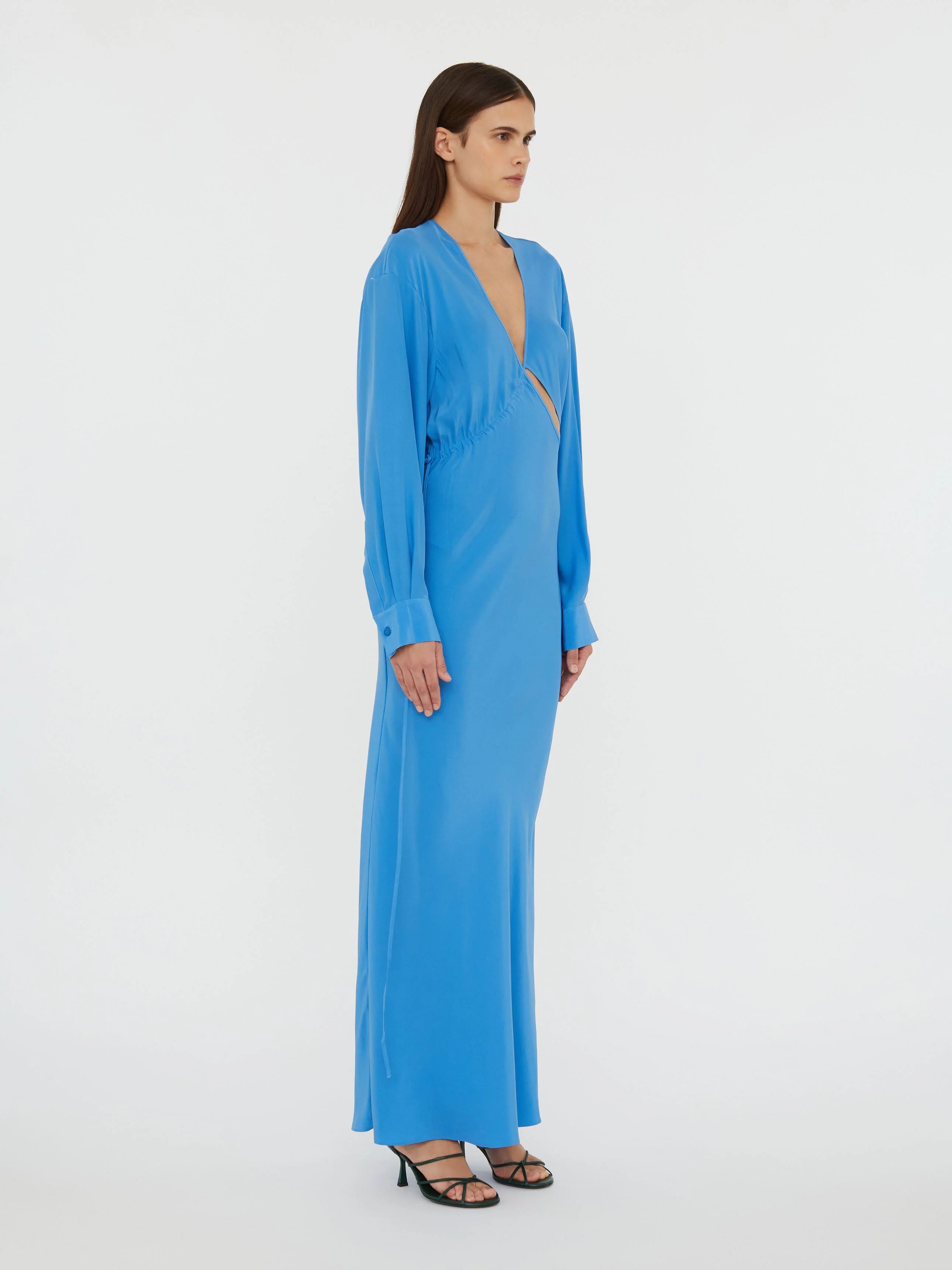Christopher Esber - Crosscut Silk Long Sleeve Dress - Image 2