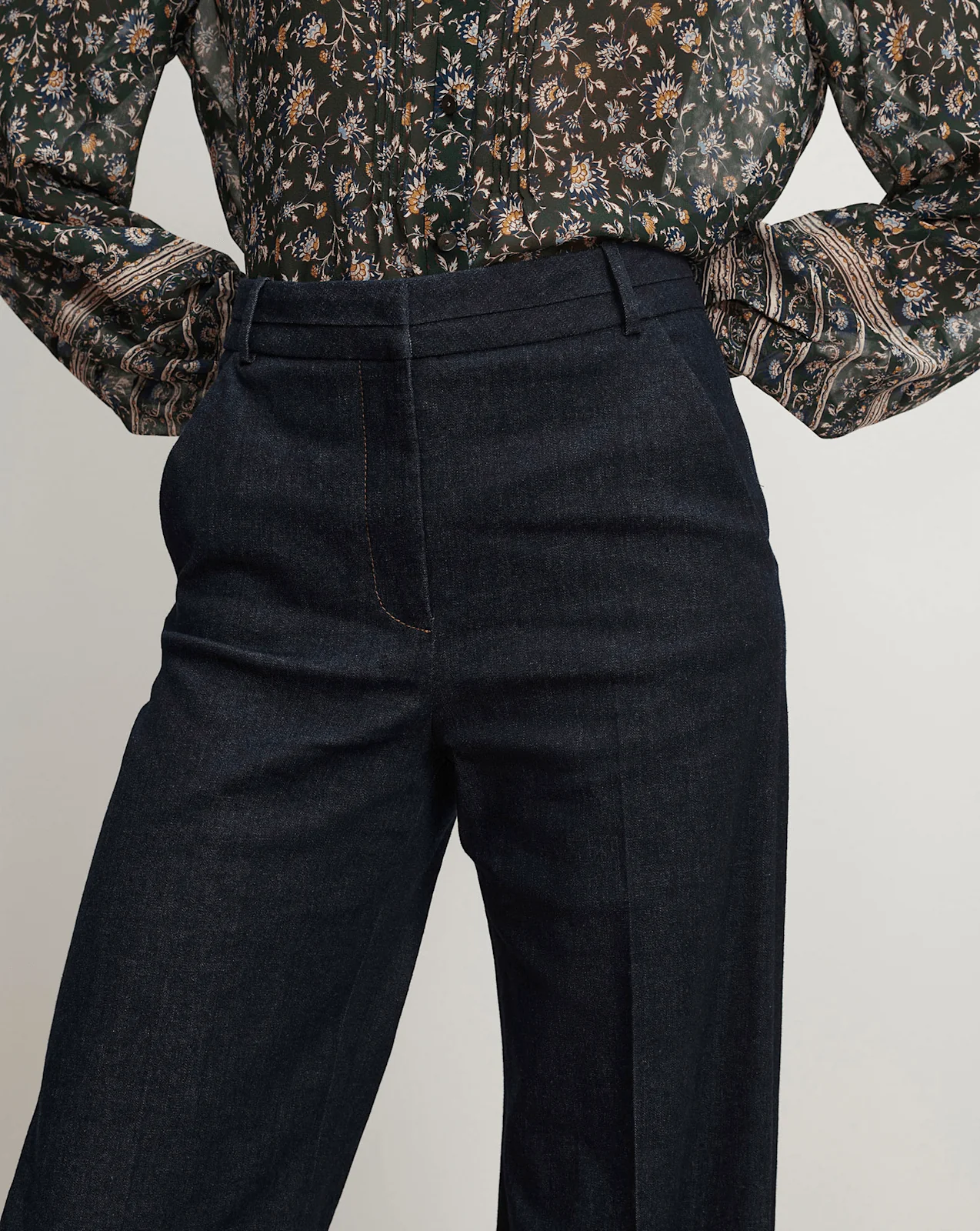 Veronica Beard - Crue Wide - Leg Denim Pant - Image 7