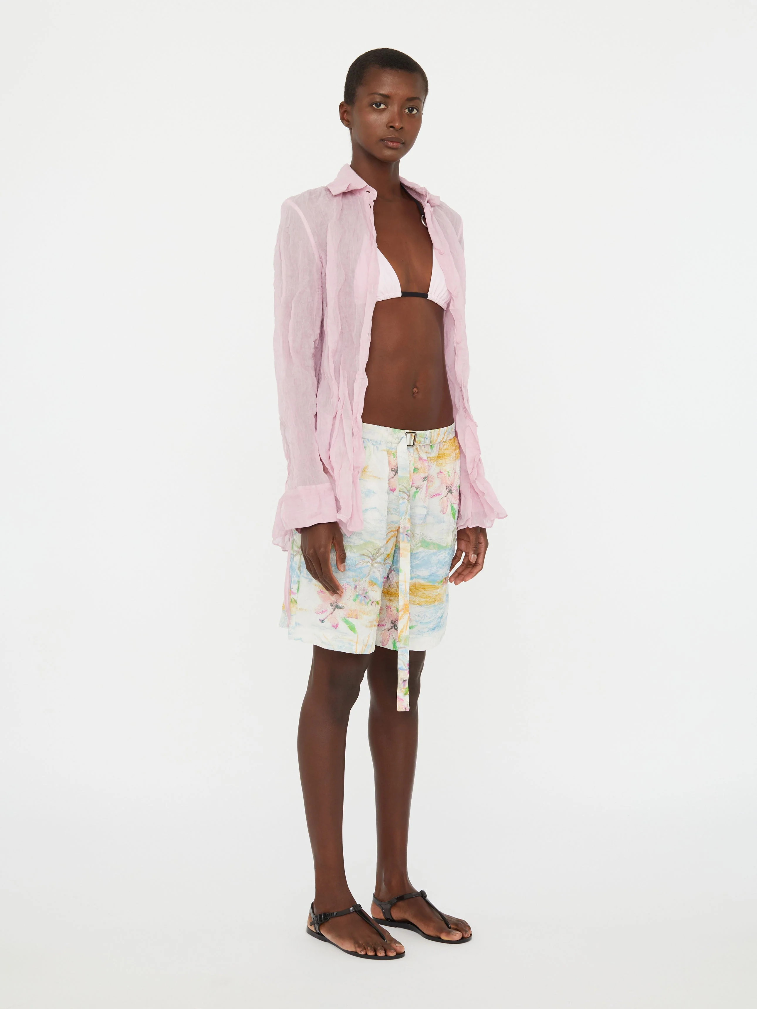 Christopher Esber - Crushed Side Tie Shirt - Image 3