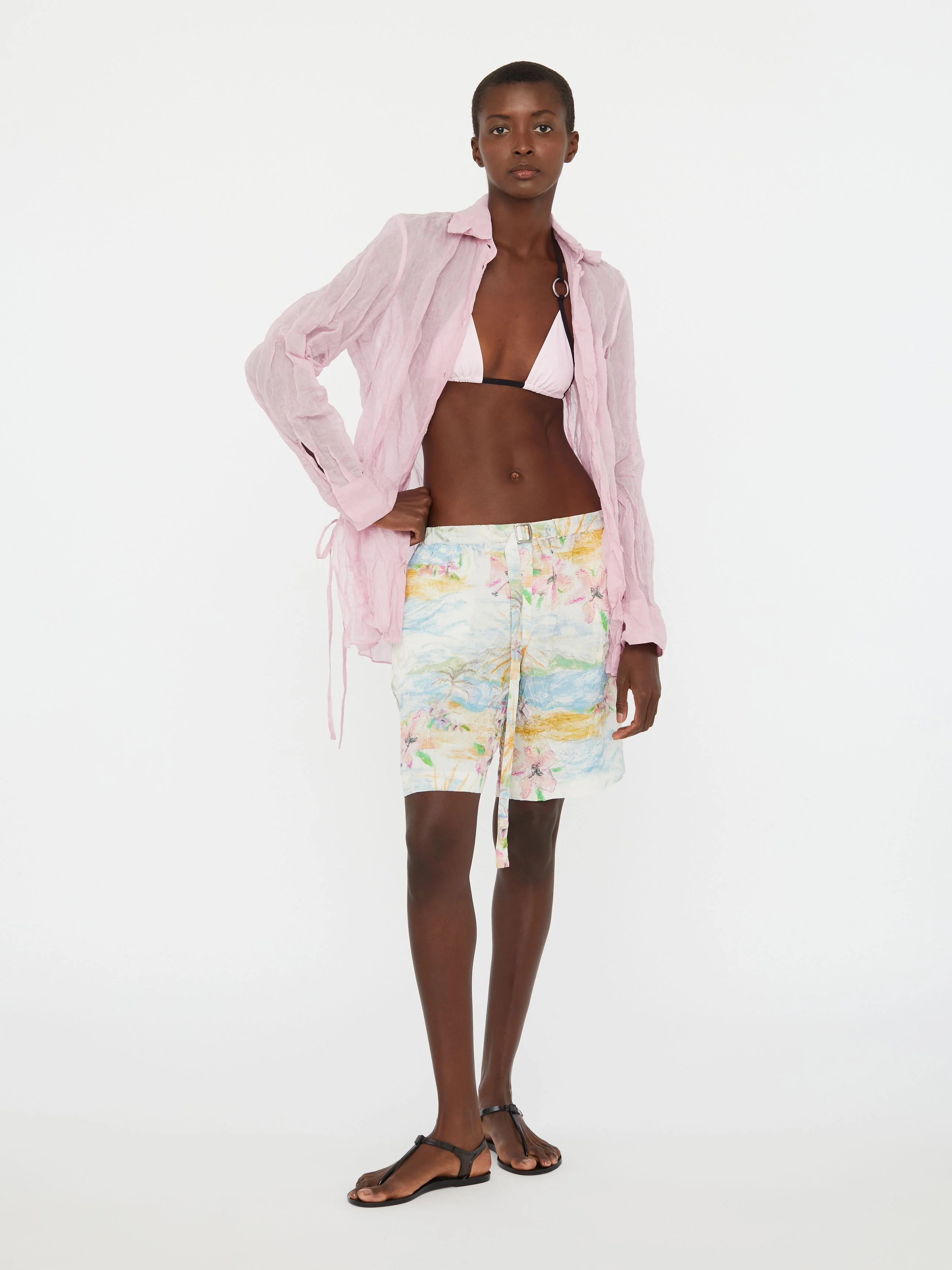 Christopher Esber - Crushed Side Tie Shirt - Image 5
