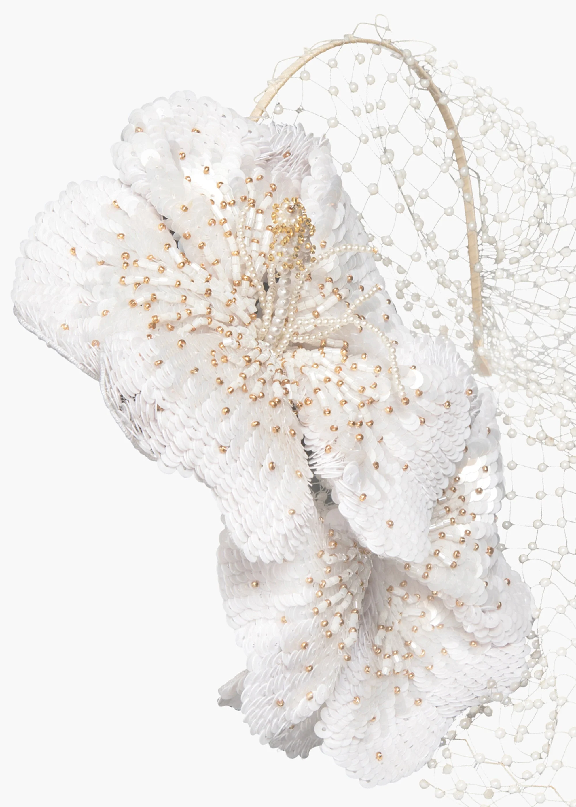 Jennifer Behr - Crystal Orchid Voilette - Image 5