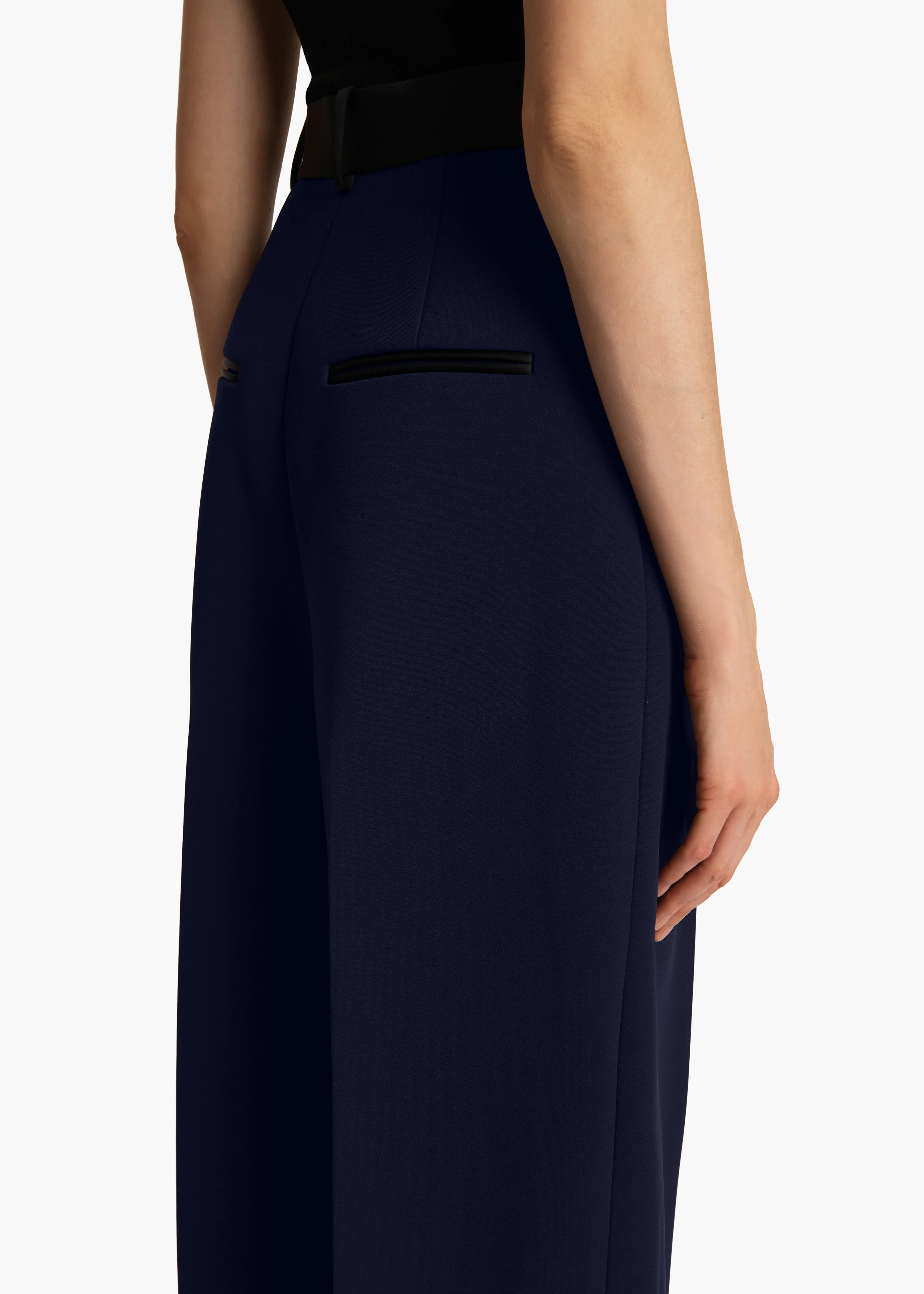 Khaite - Cullen Pant in Dark Navy - Image 6