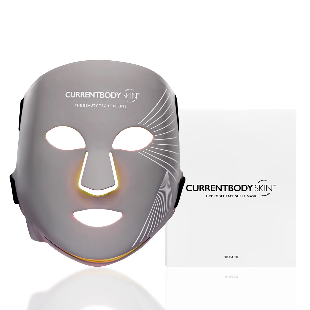 Currentbody - CurrentBody Skin LED Multilight Mask & Face Hydrogels (10 Pack)