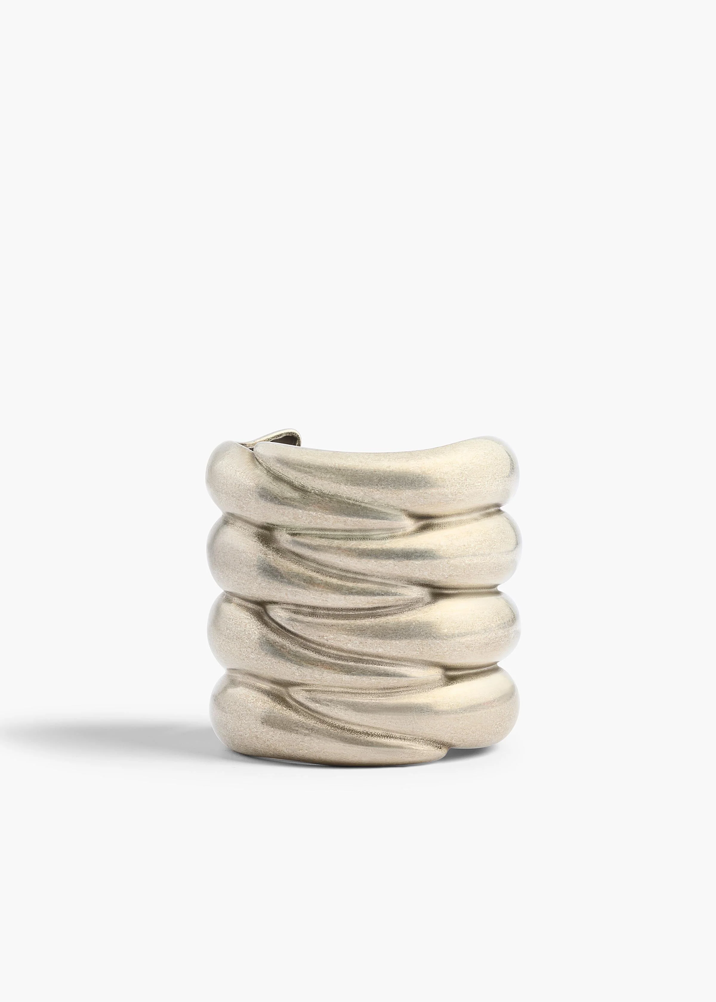 Khaite - Cyclone Bracelet in Antique Silver