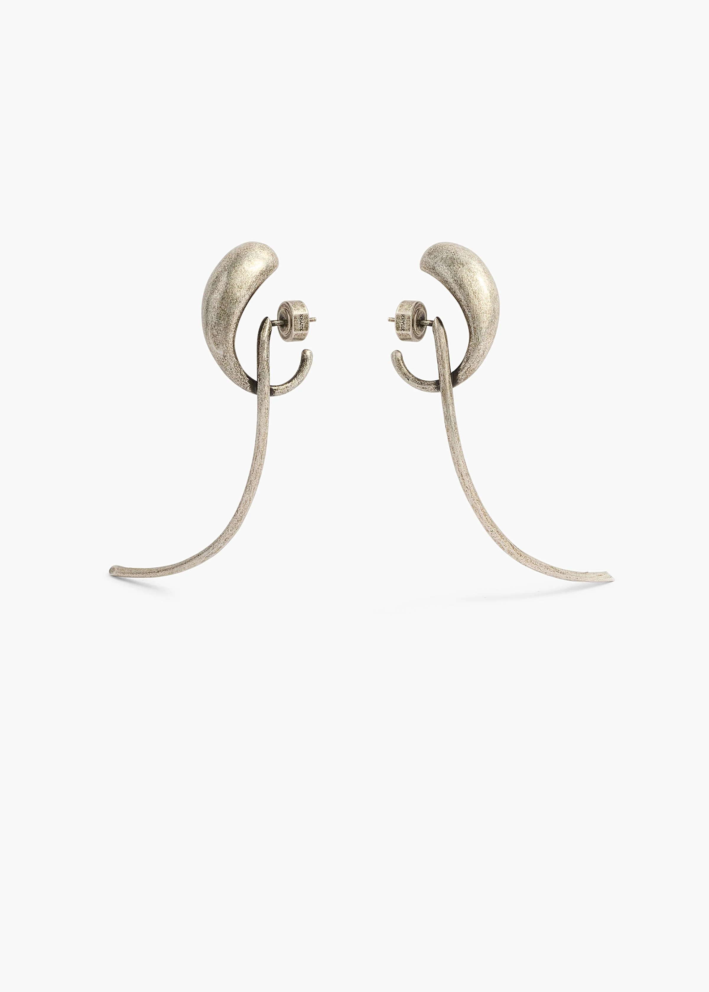 Khaite - Cyclone Earrings in Antique Silver - Image 6