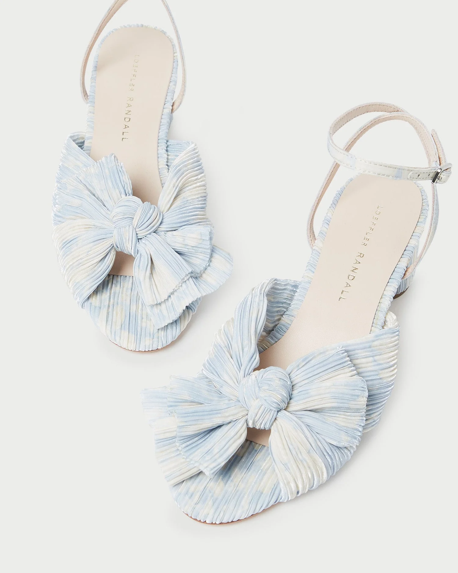 Loeffler Randall - Dahlia Blue Floral Bow Heel - Image 5