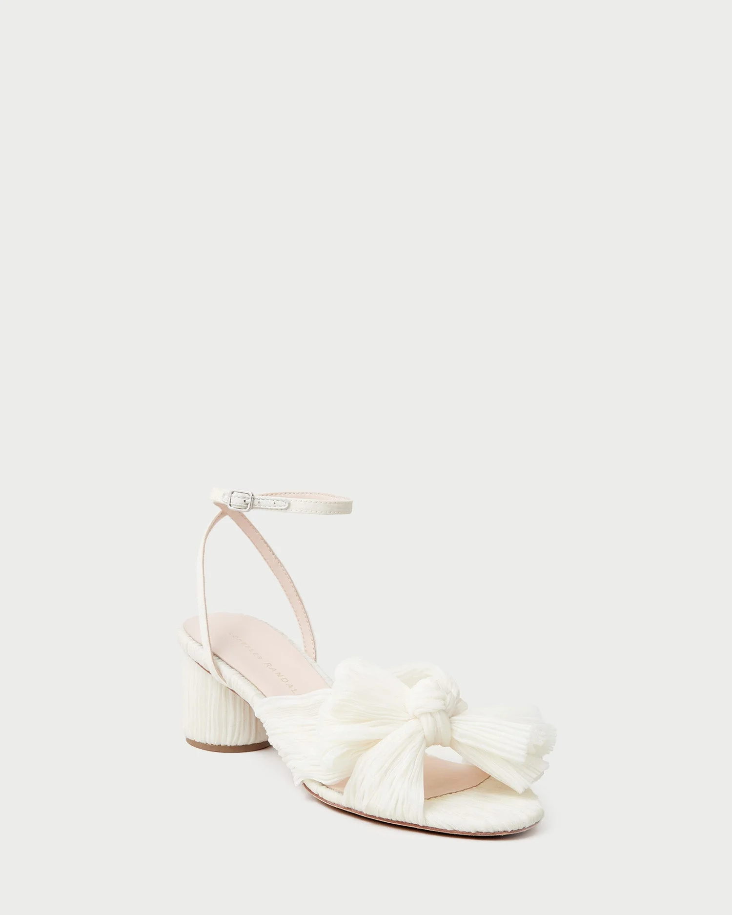 Loeffler Randall - Dahlia Pearl Pleated Bow Heel