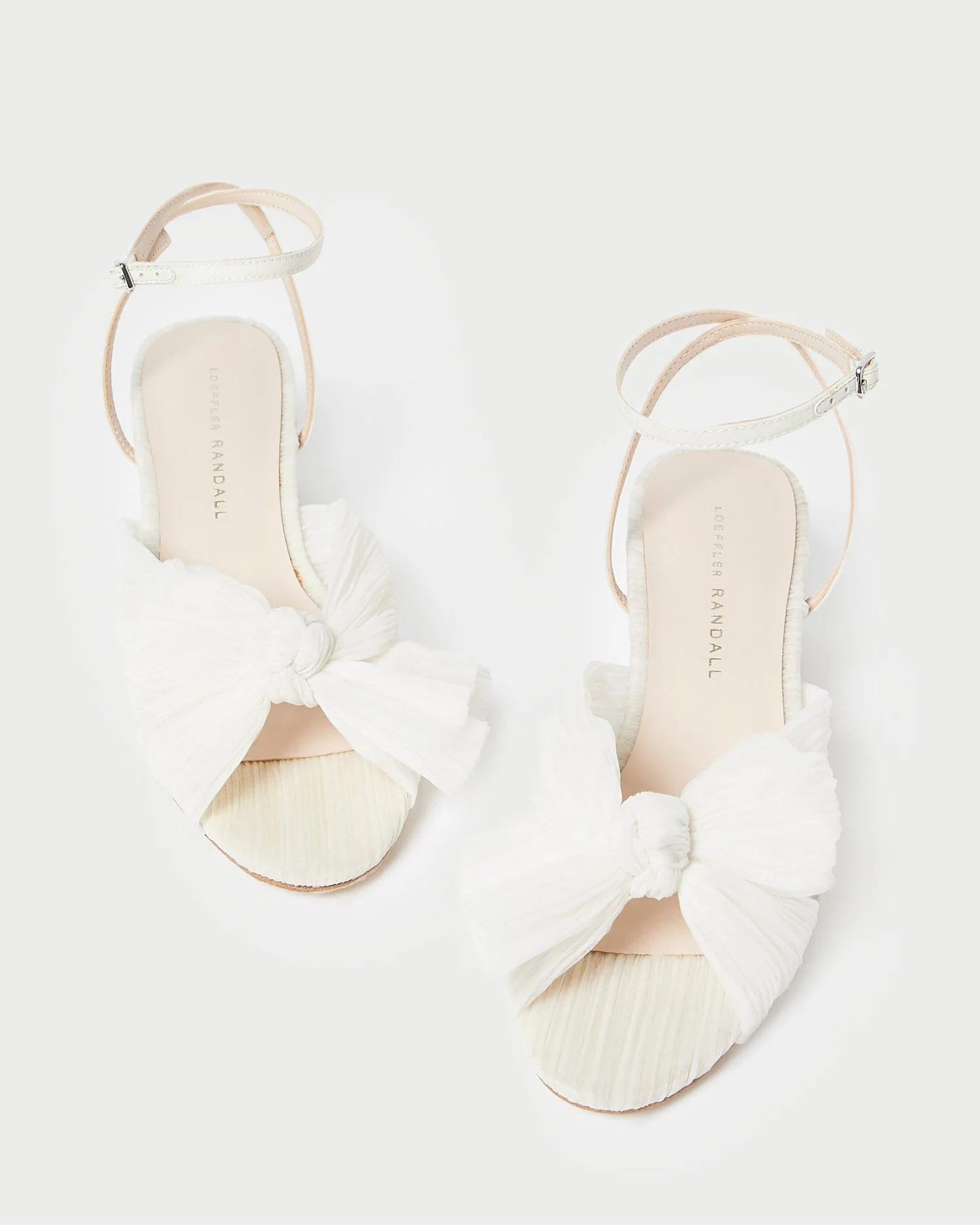 Loeffler Randall - Dahlia Pearl Pleated Bow Heel - Image 3