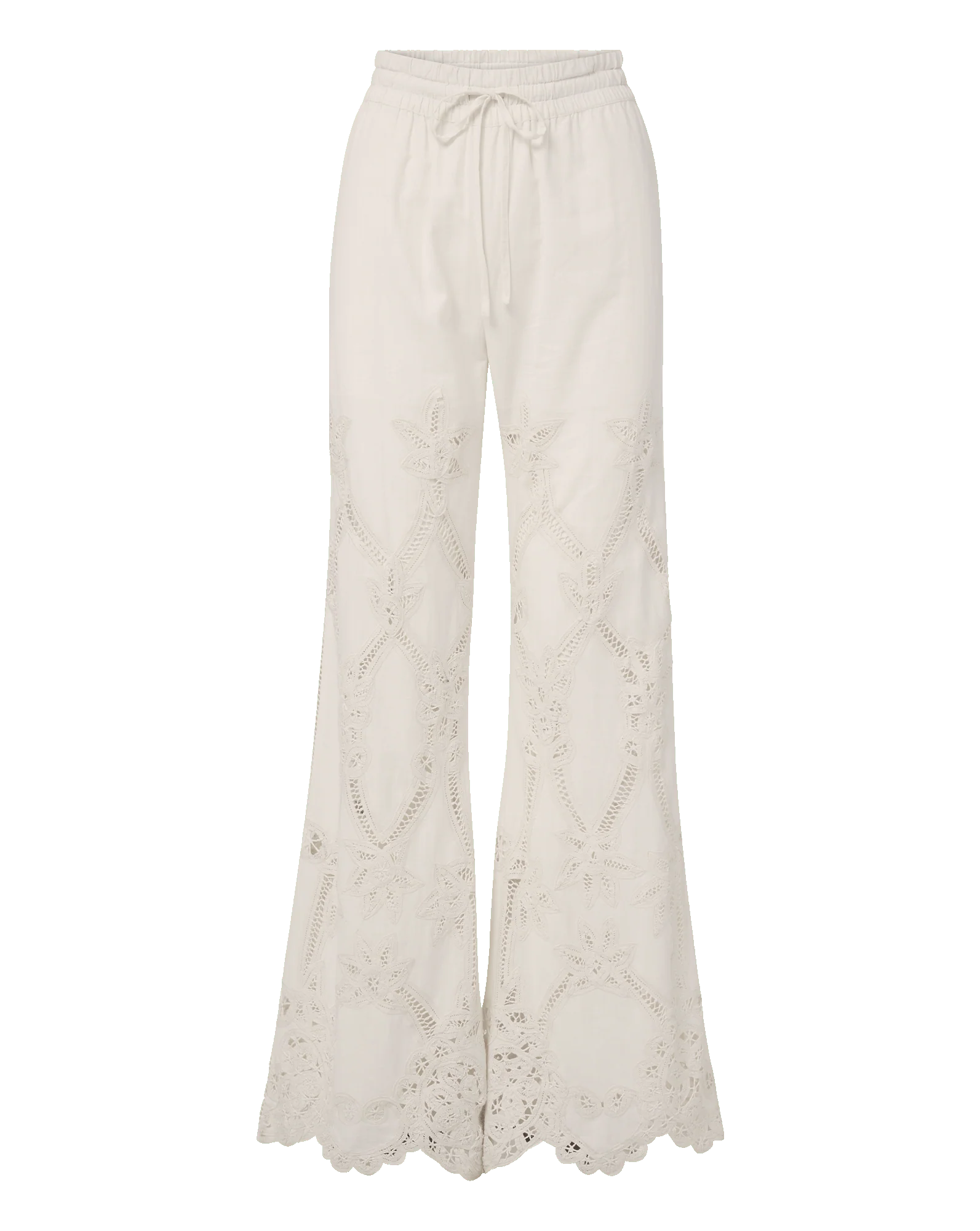 Veronica Beard - Daisy Wide - Leg Eyelet Pant - Image 5