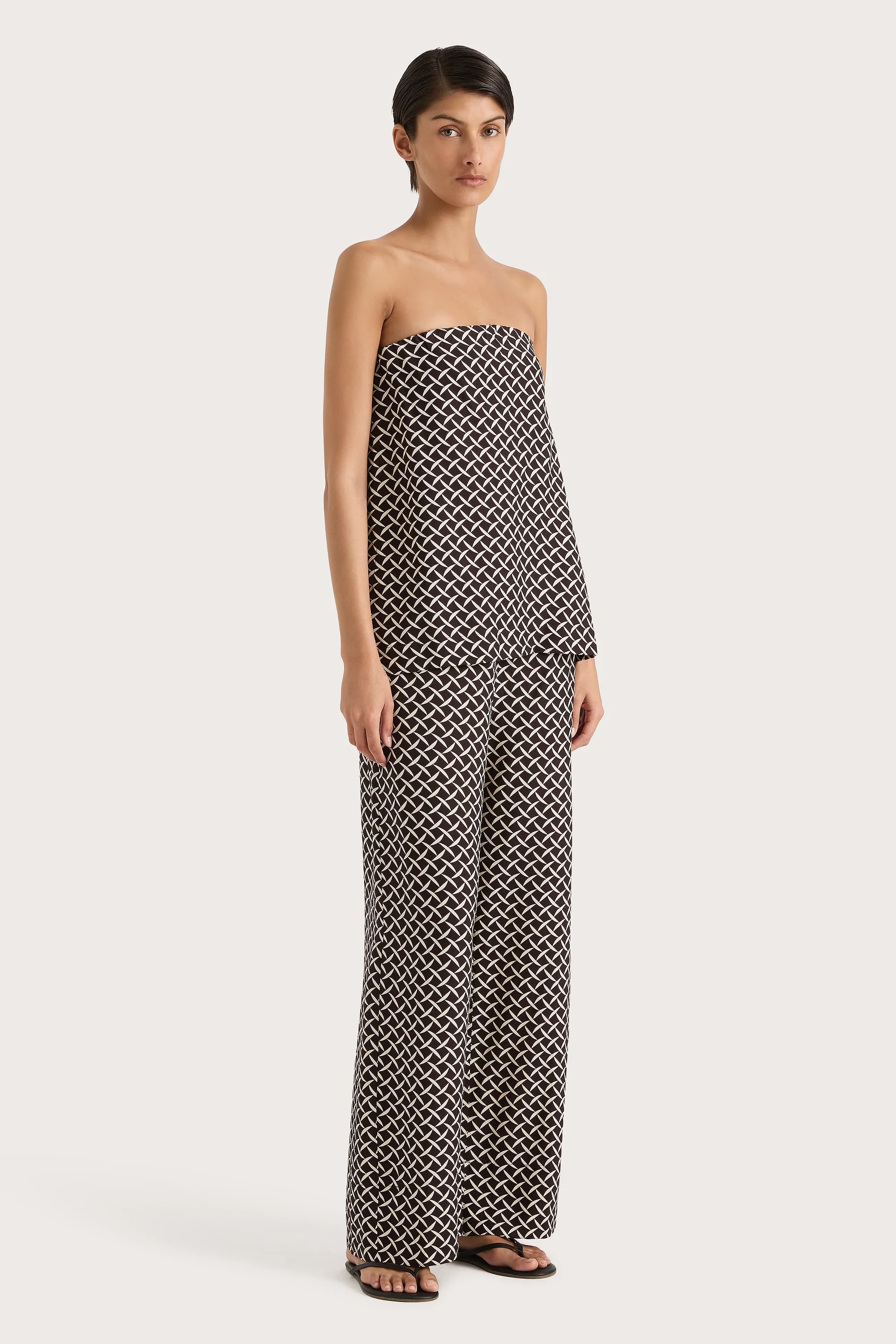Faithfull - Dalene Pant Espresso Geo - Final Sale - Image 3