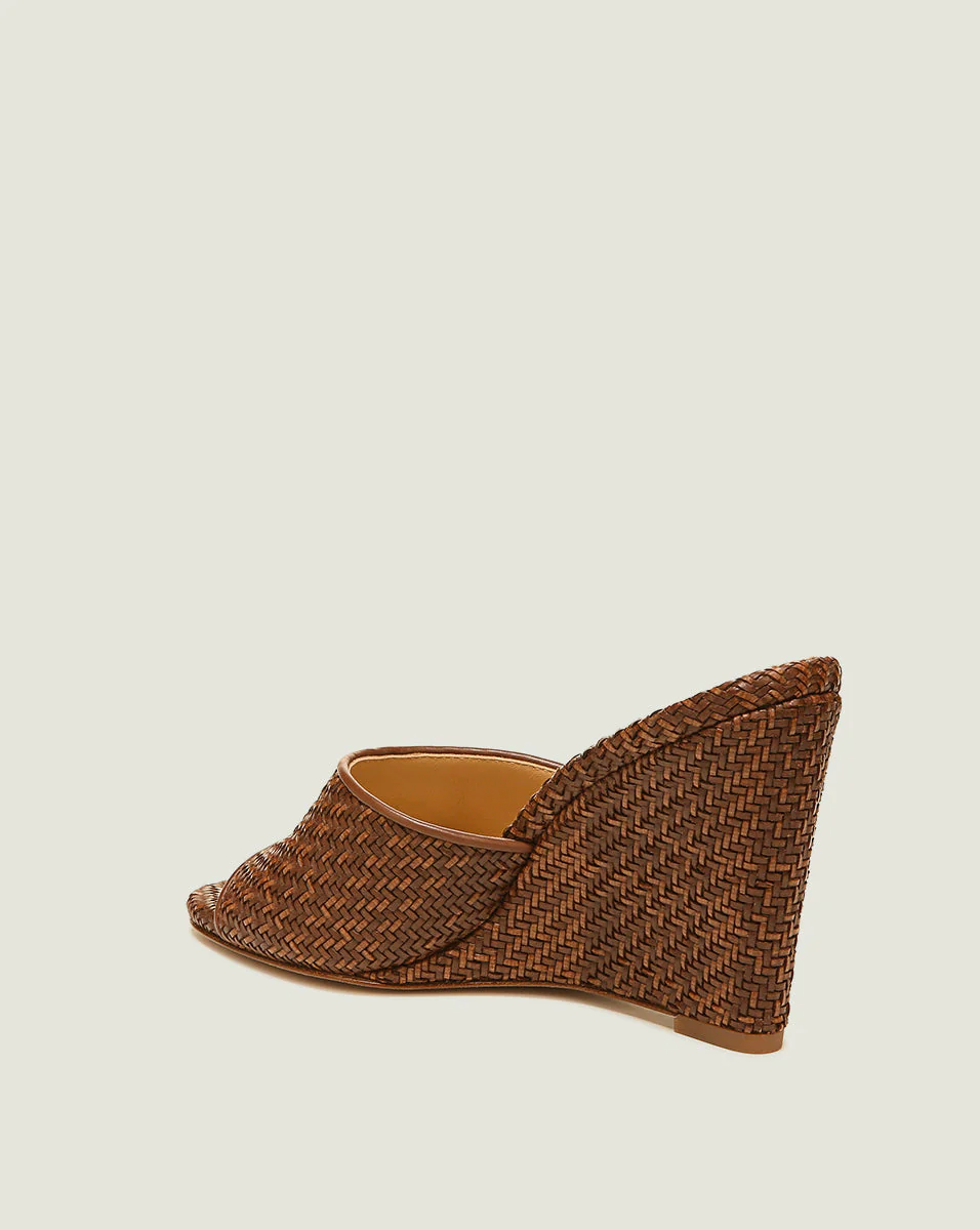 Veronica Beard - Dali Raffia Wedge Sandal - Image 7