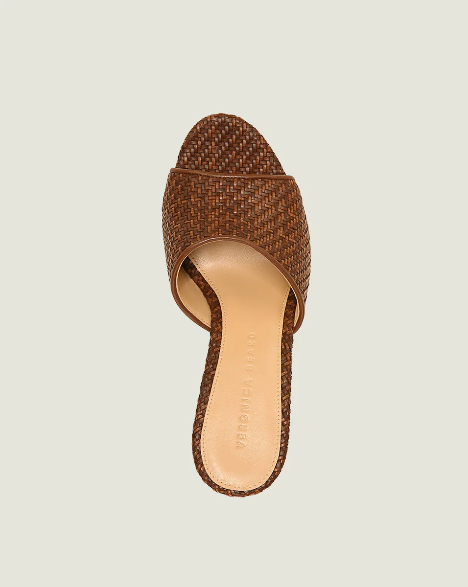 Veronica Beard - Dali Raffia Wedge Sandal - Image 8