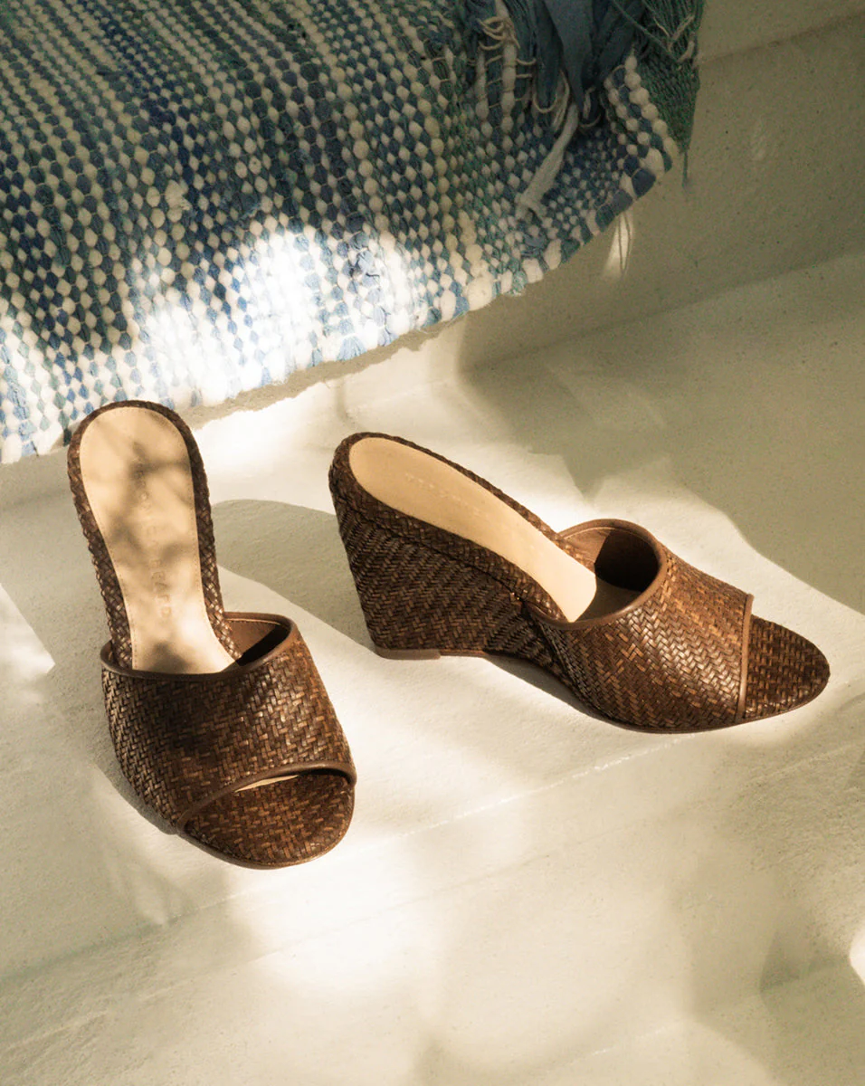 Veronica Beard - Dali Raffia Wedge Sandal - Image 9