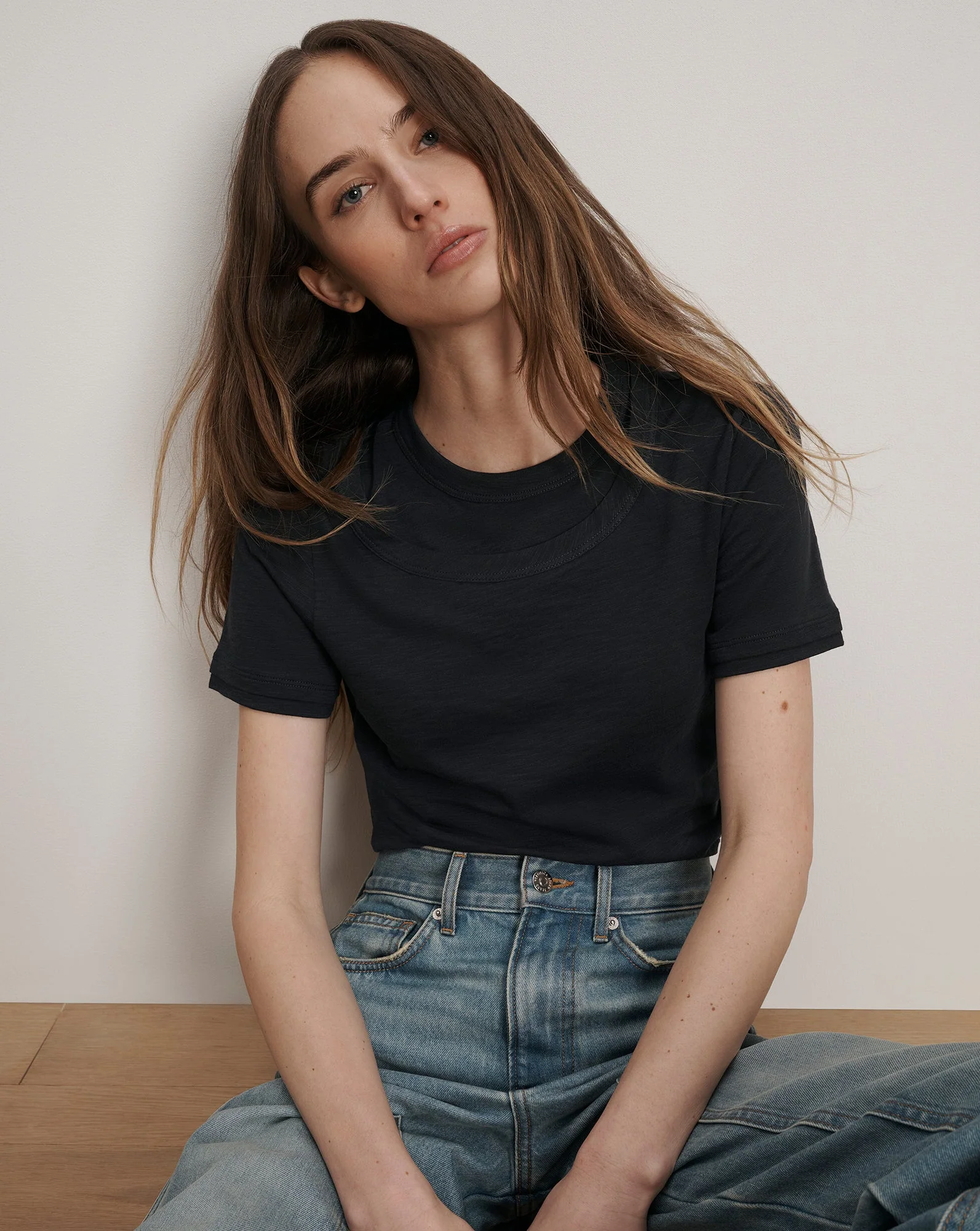 Veronica Beard - Damian Double - Collar T - Shirt