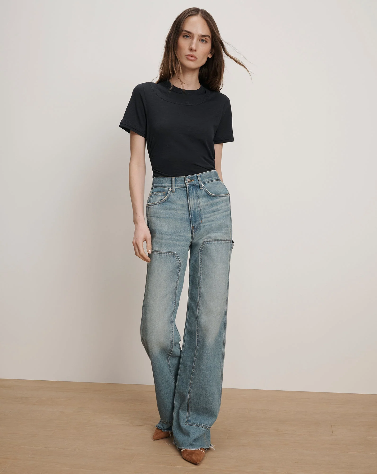 Veronica Beard - Damian Double - Collar T - Shirt - Image 2