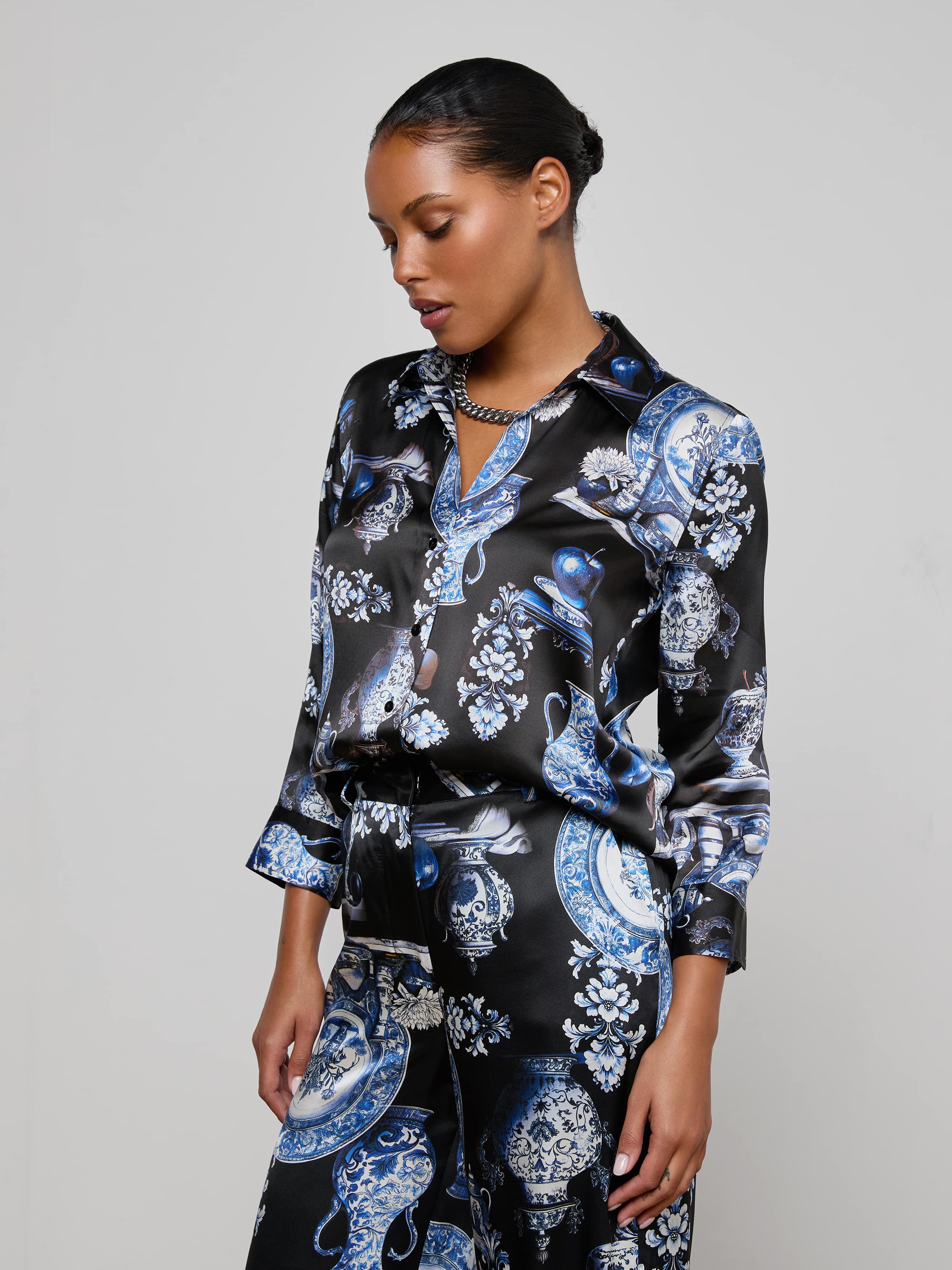 L'AGENCE - Dani Silk Blouse - Image 3